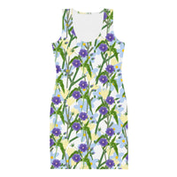 Purple & Blue-Bodycon dress