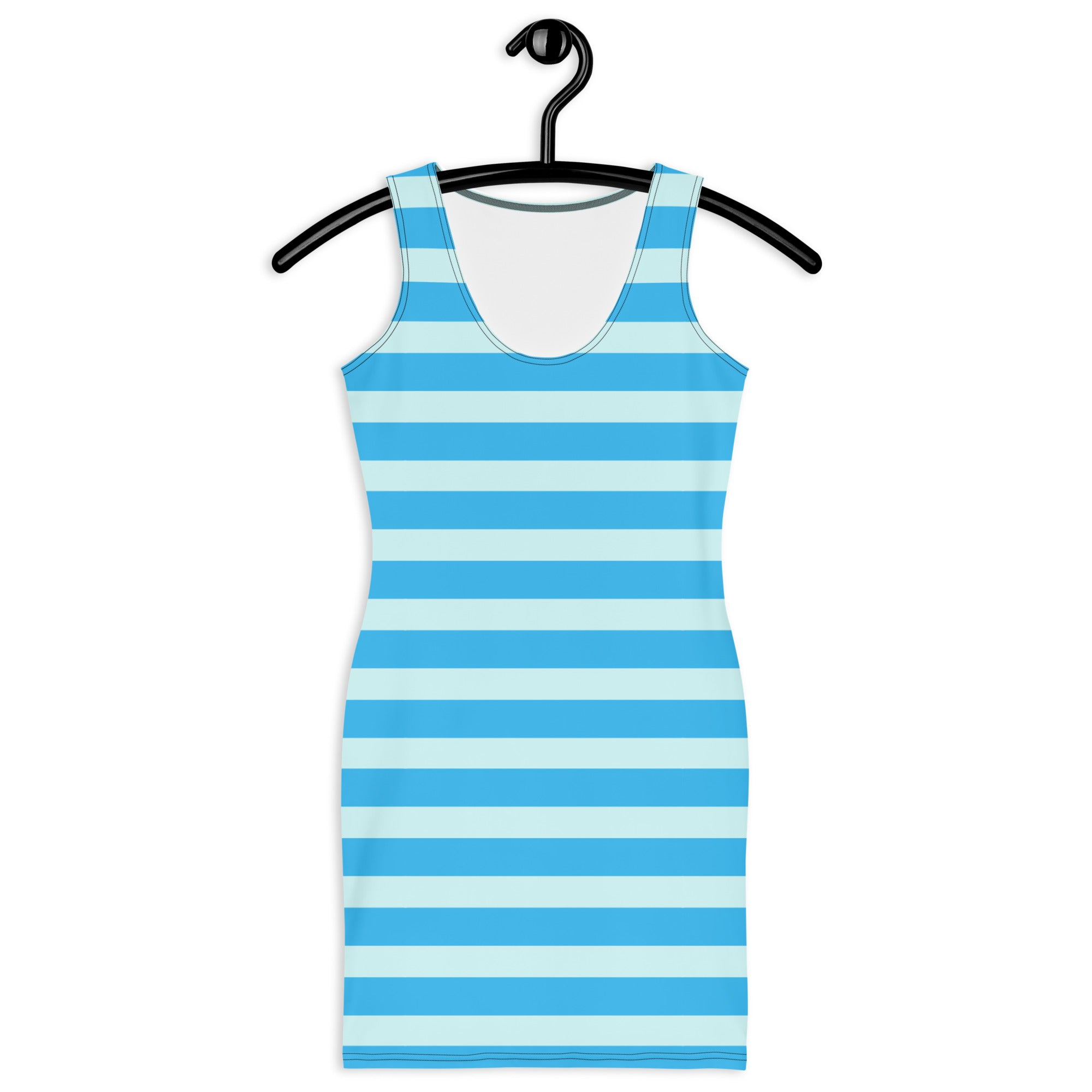 Blue Stripe-Bodycon dress