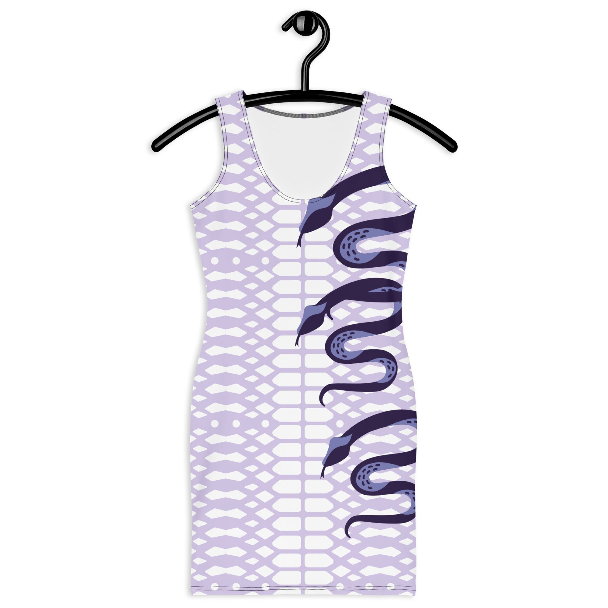 Purple scales-Bodycon dress
