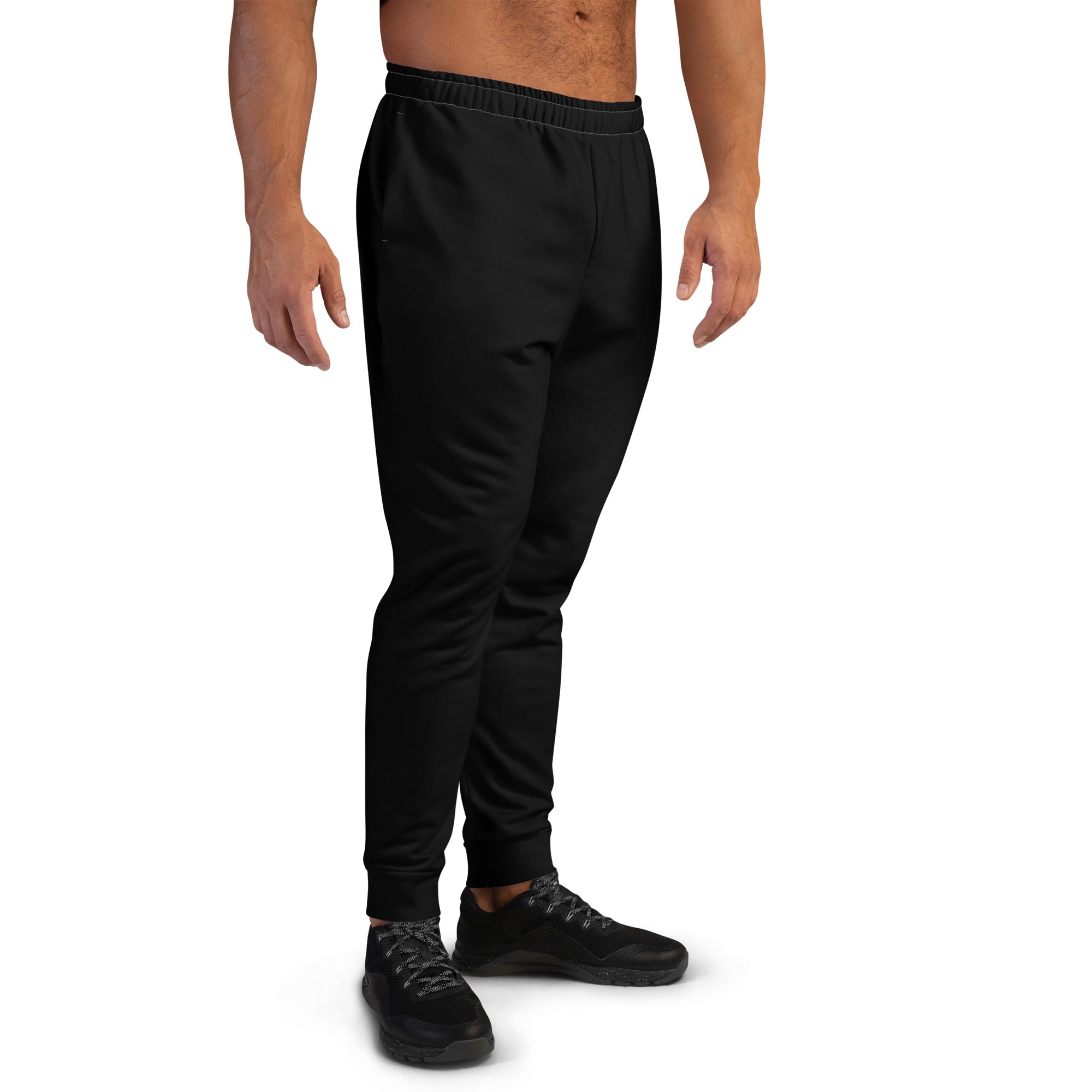 Single logo, black-Men's Joggers