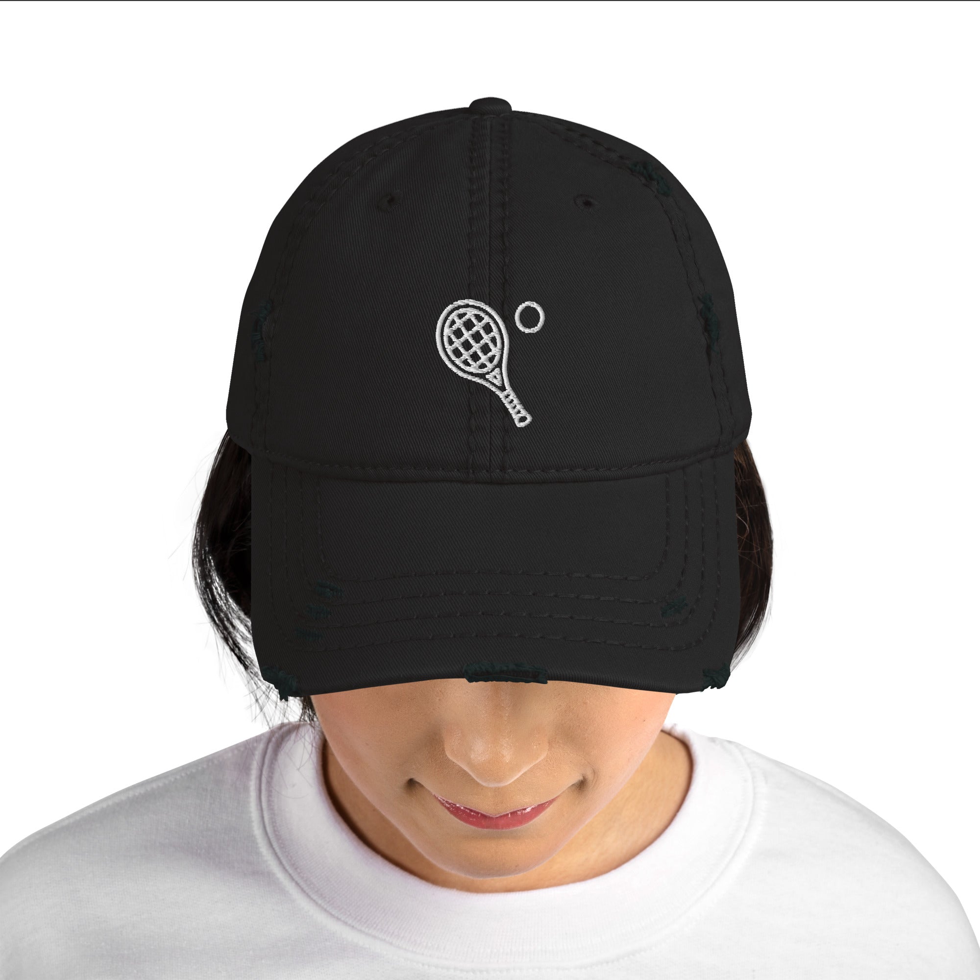 Tennis 2-Distressed Dad Hat