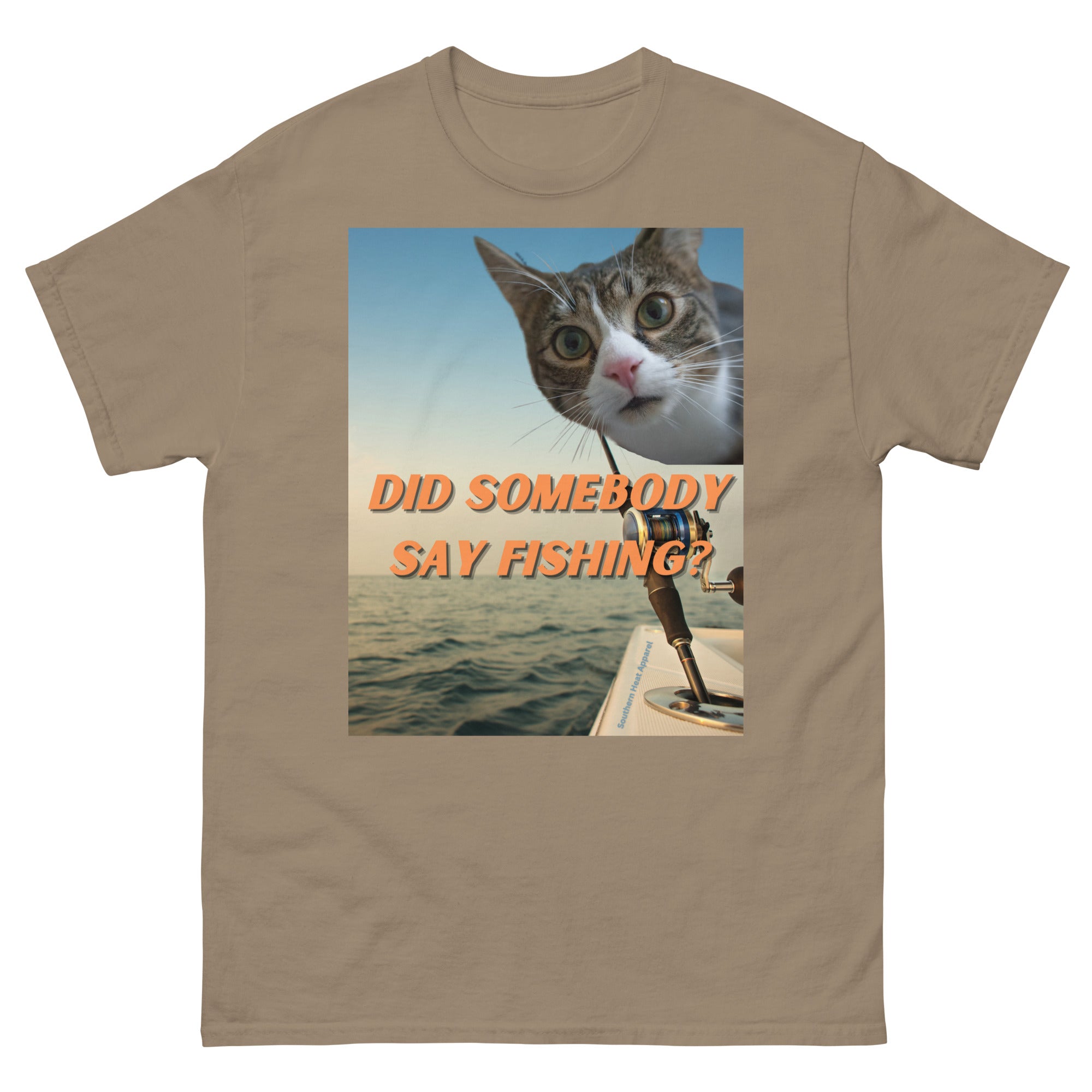 Did somebody say fishing?-Men's classic tee