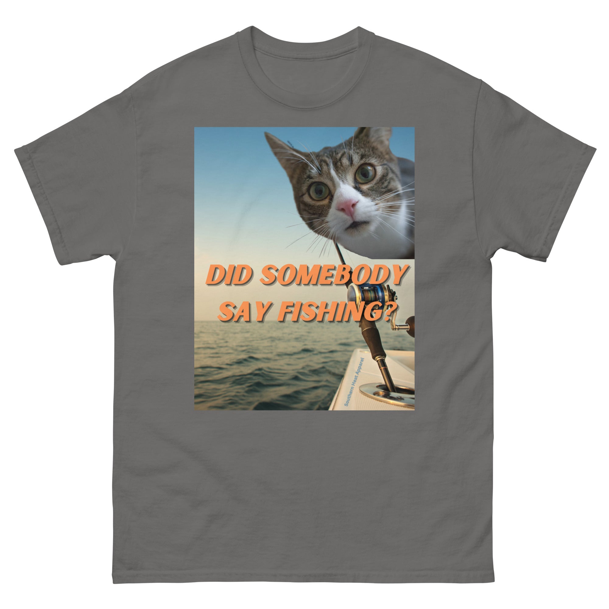 Did somebody say fishing?-Men's classic tee