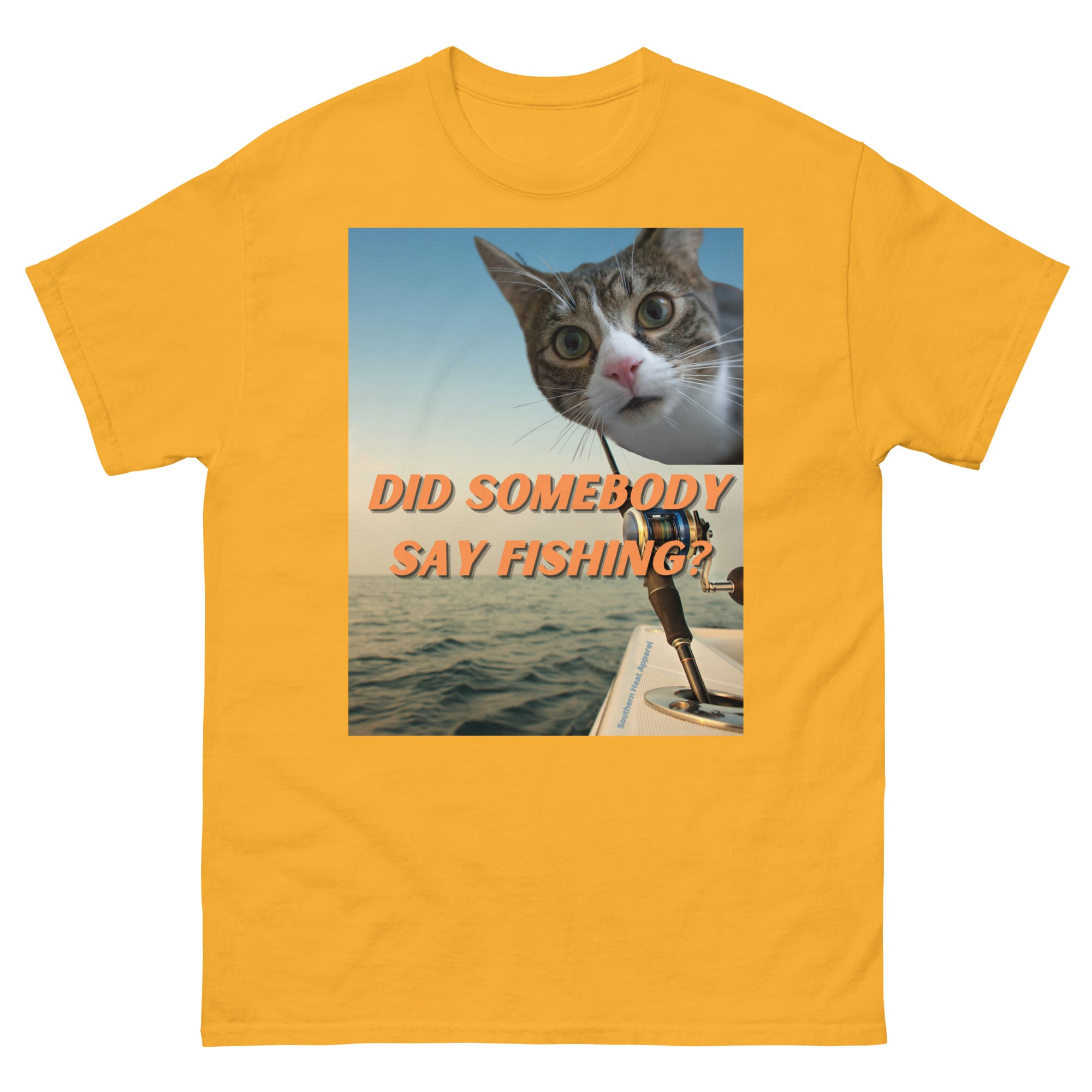 Did somebody say fishing?-Men's classic tee
