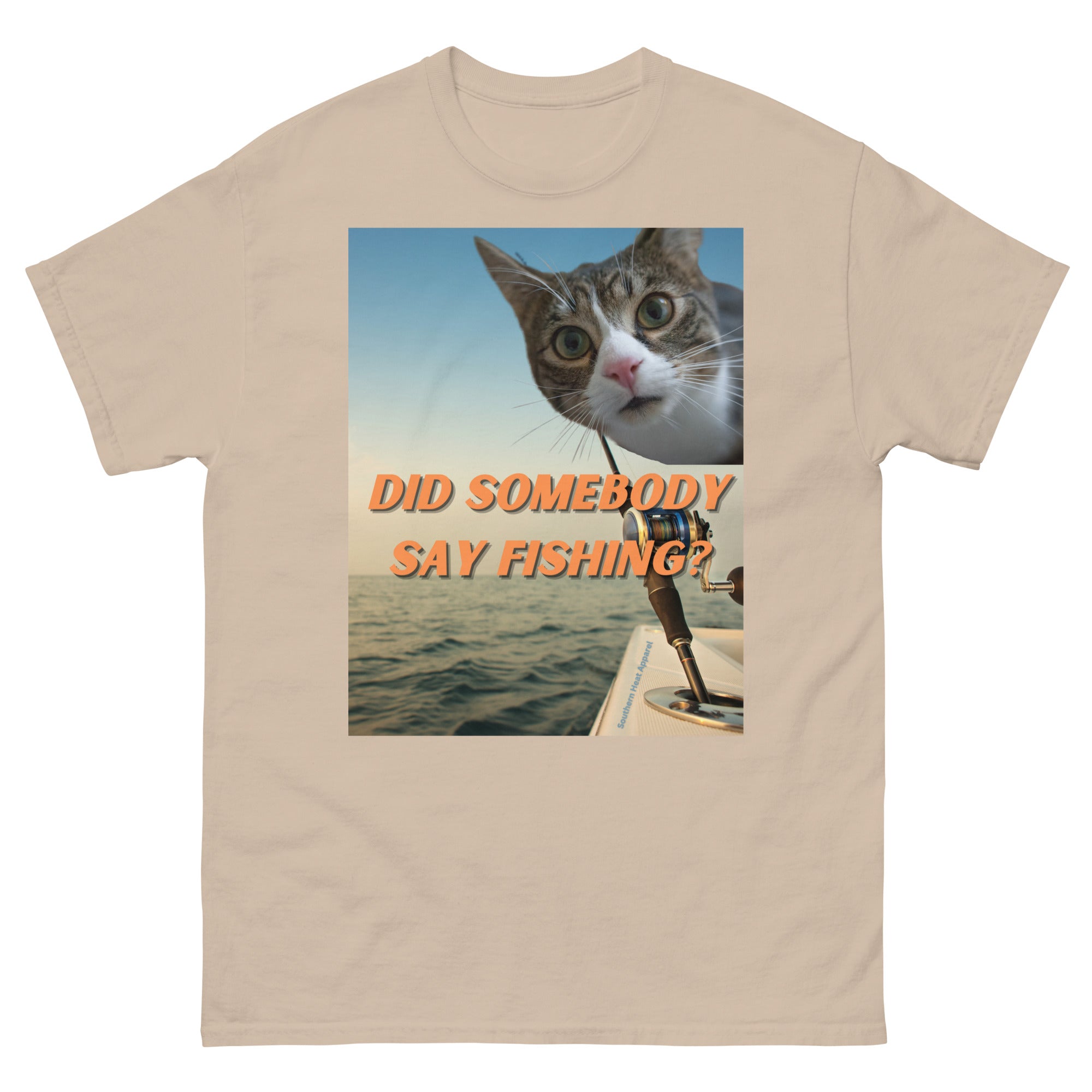 Did somebody say fishing?-Men's classic tee