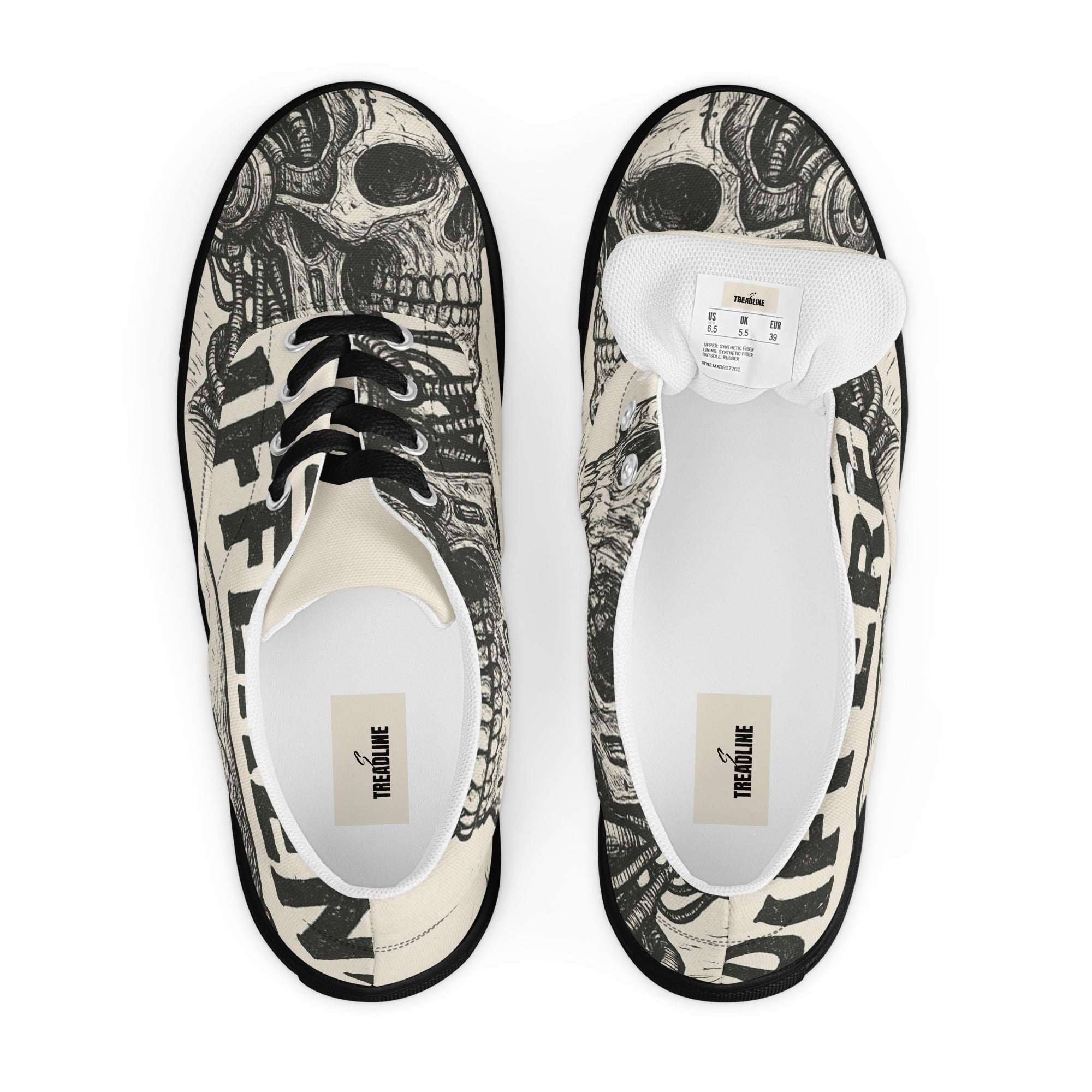 BUILT DIFFERENT-Men’s lace-up canvas shoes