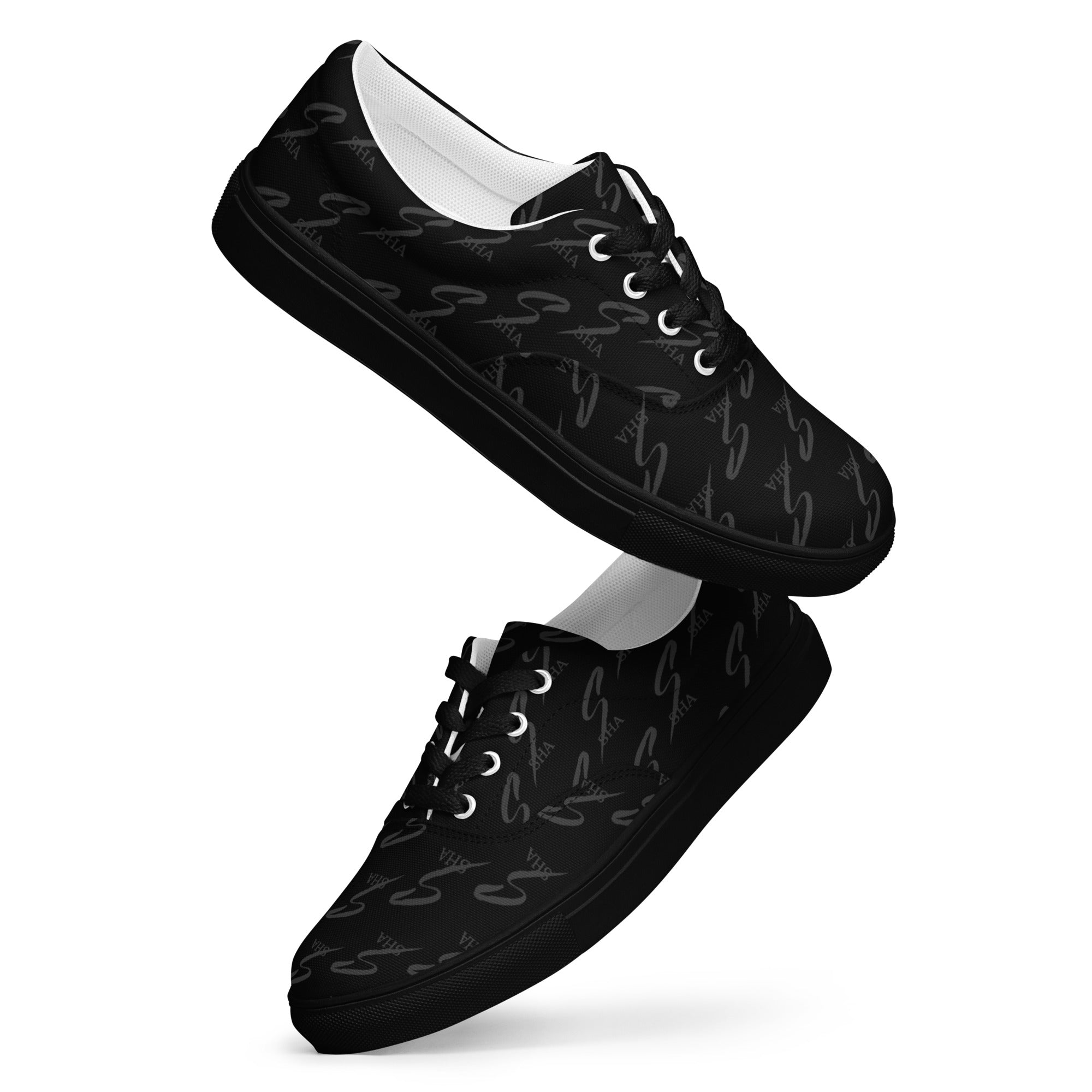 SHA STATIC-Men’s lace-up canvas shoes