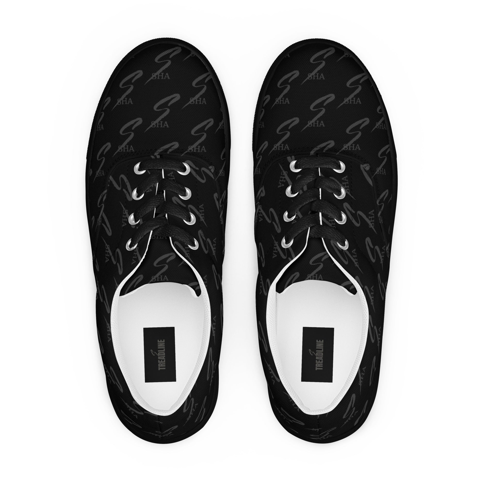 SHA STATIC-Men’s lace-up canvas shoes