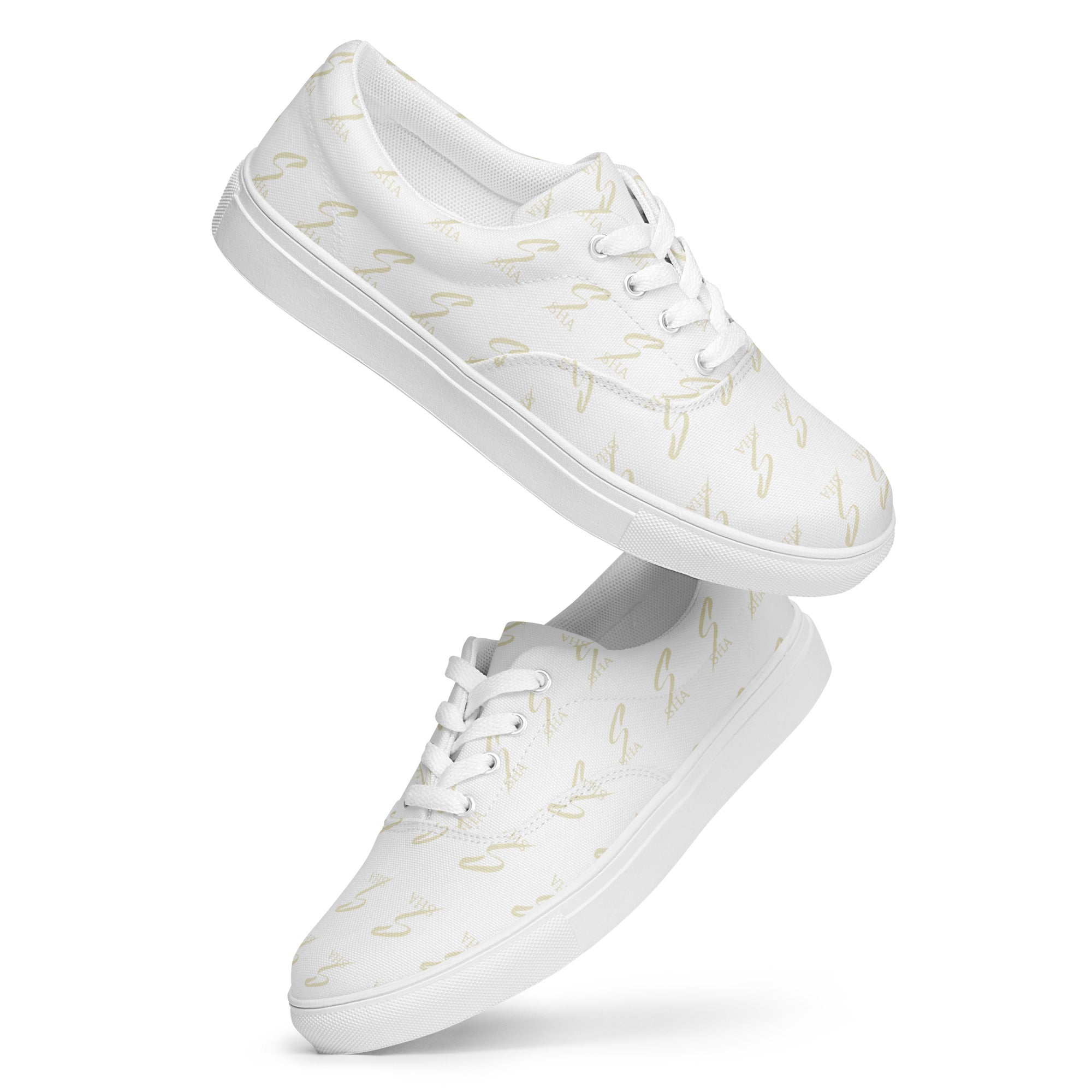 WHITE HEAT-Men’s lace-up canvas shoes