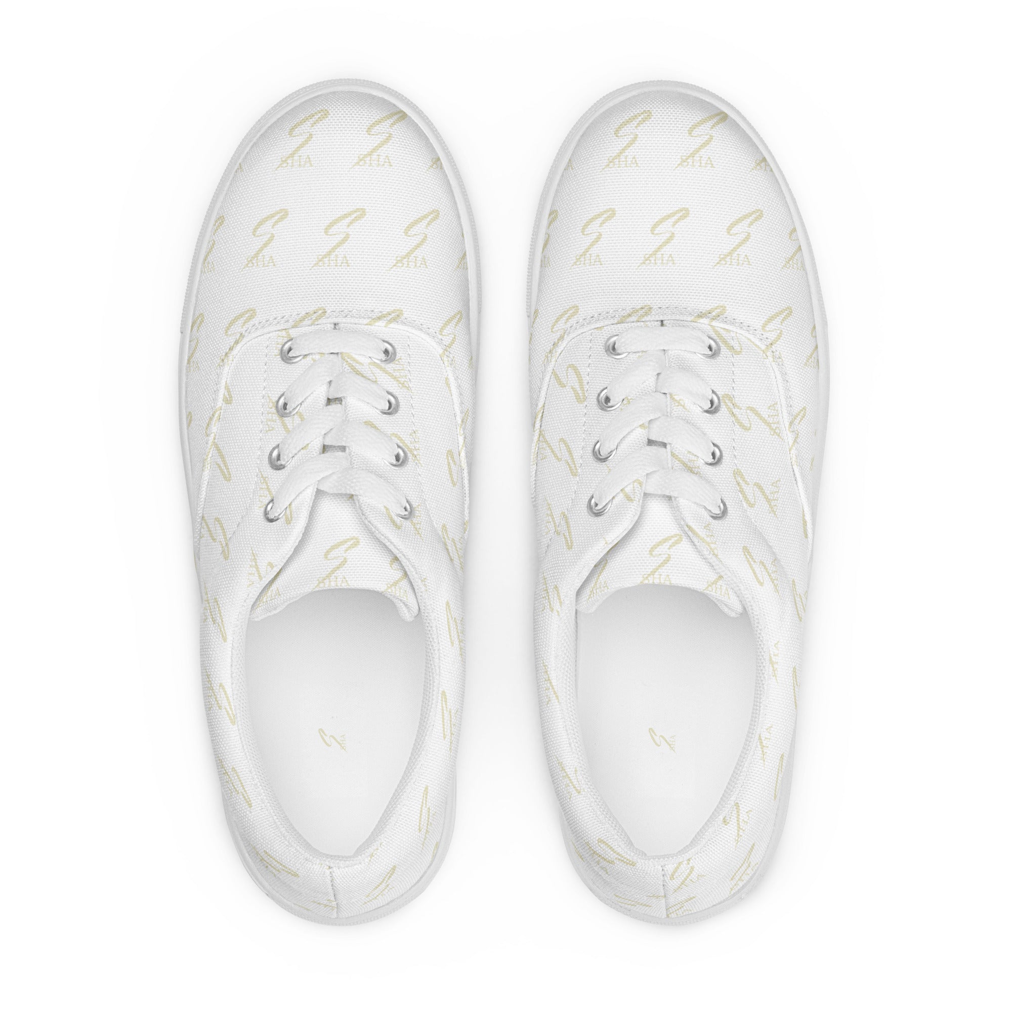 WHITE HEAT-Men’s lace-up canvas shoes
