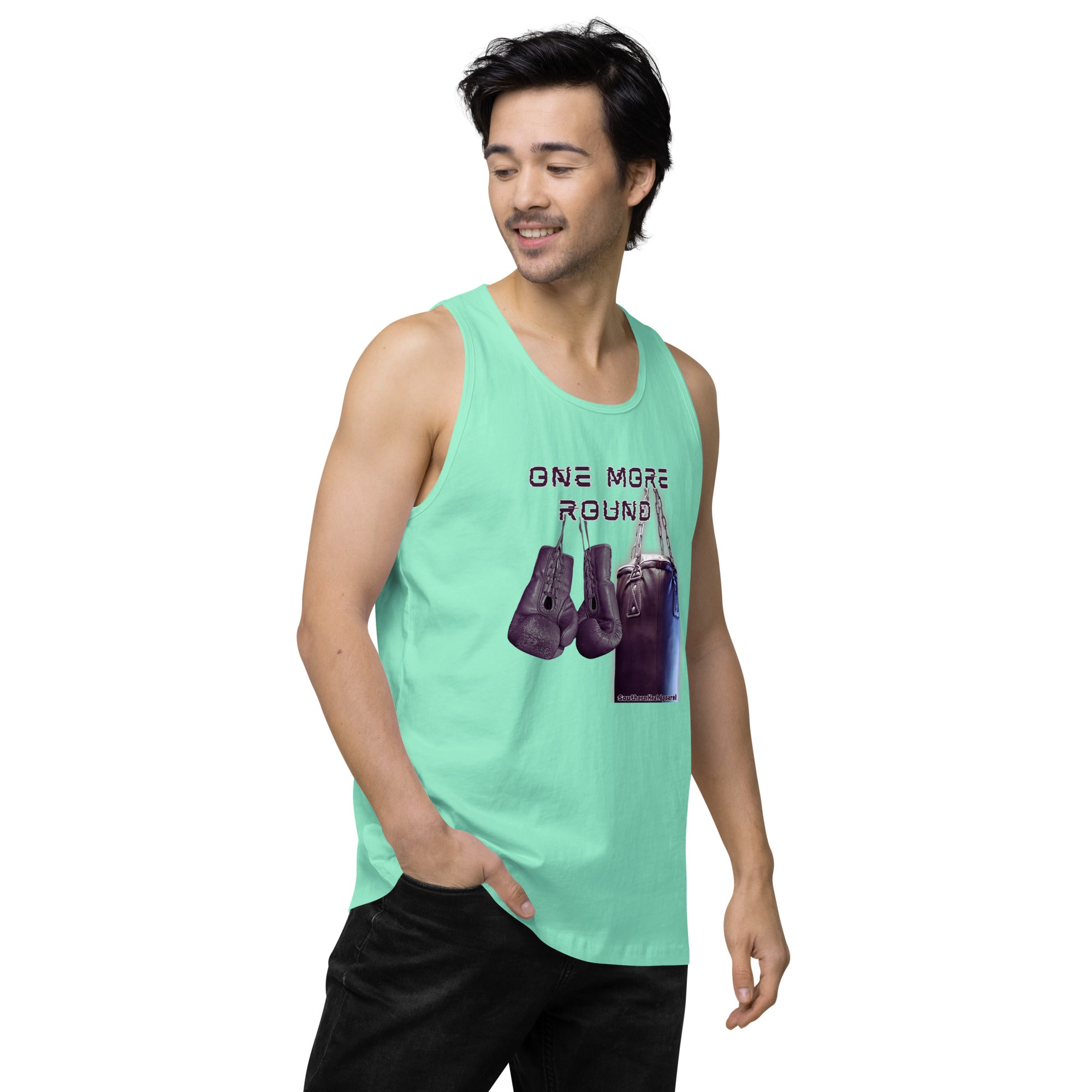 One more round-Men’s premium tank top