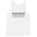 We have the power-Men's Tank Top