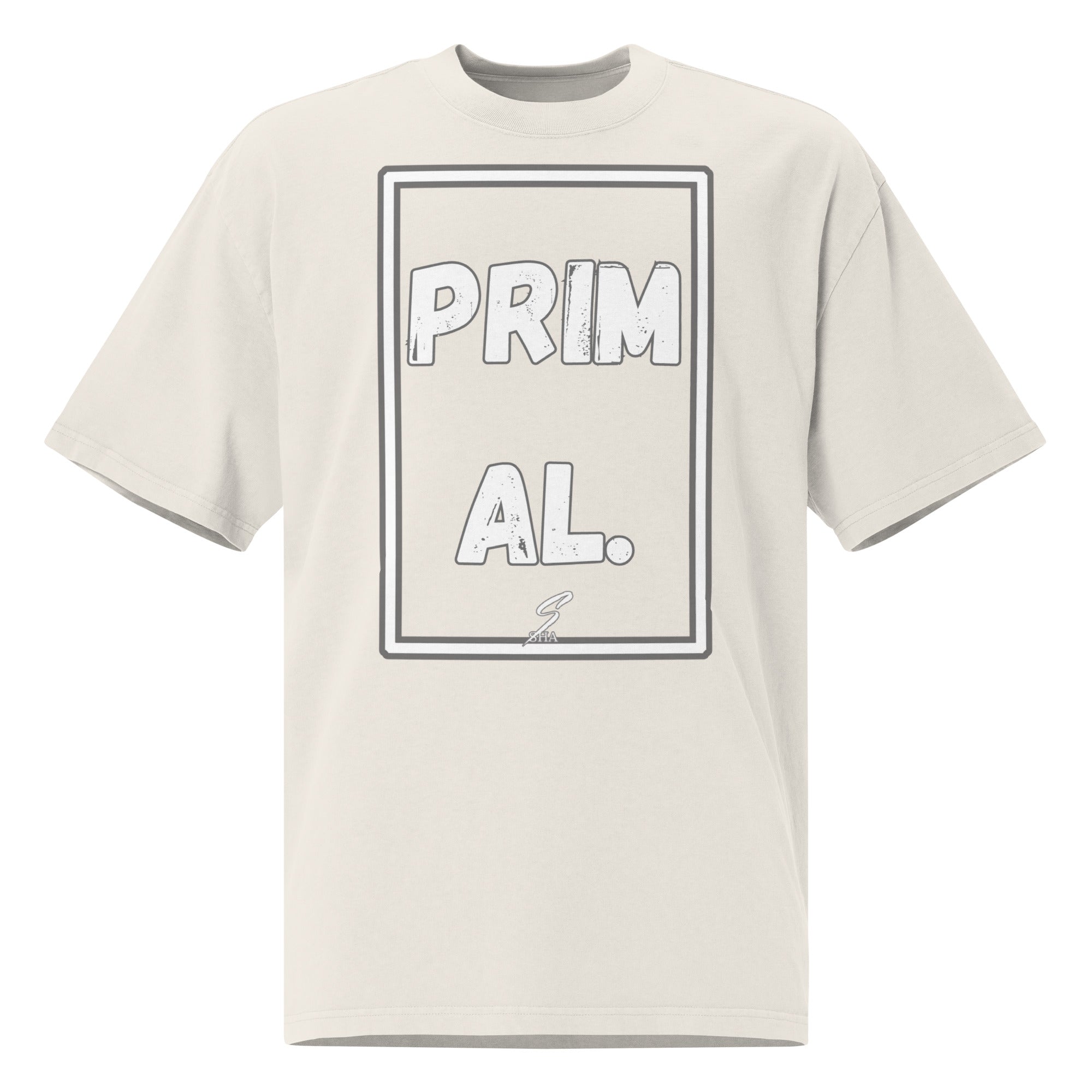 Primal-Oversized faded t-shirt