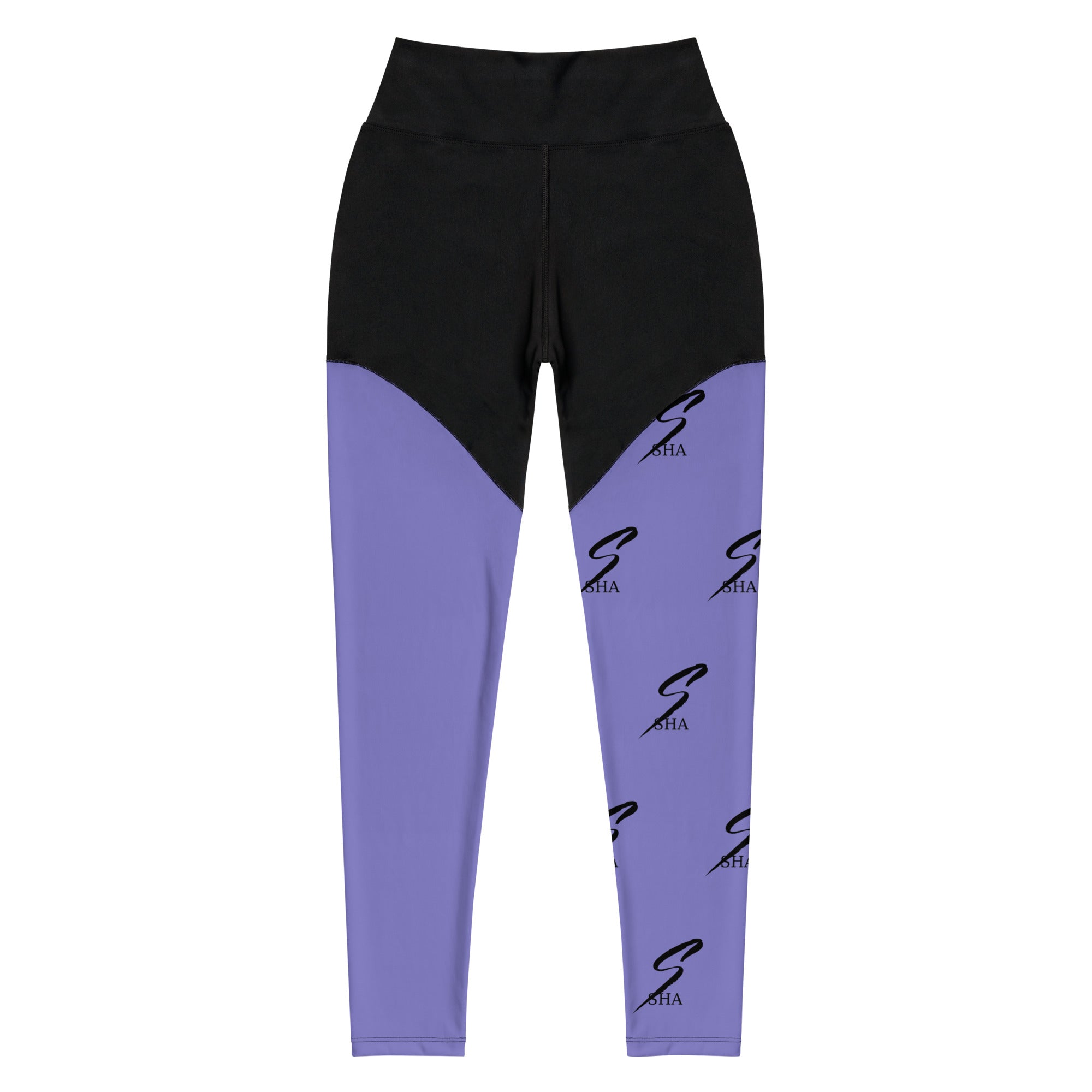 purple-Sports Leggings