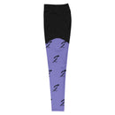purple-Sports Leggings