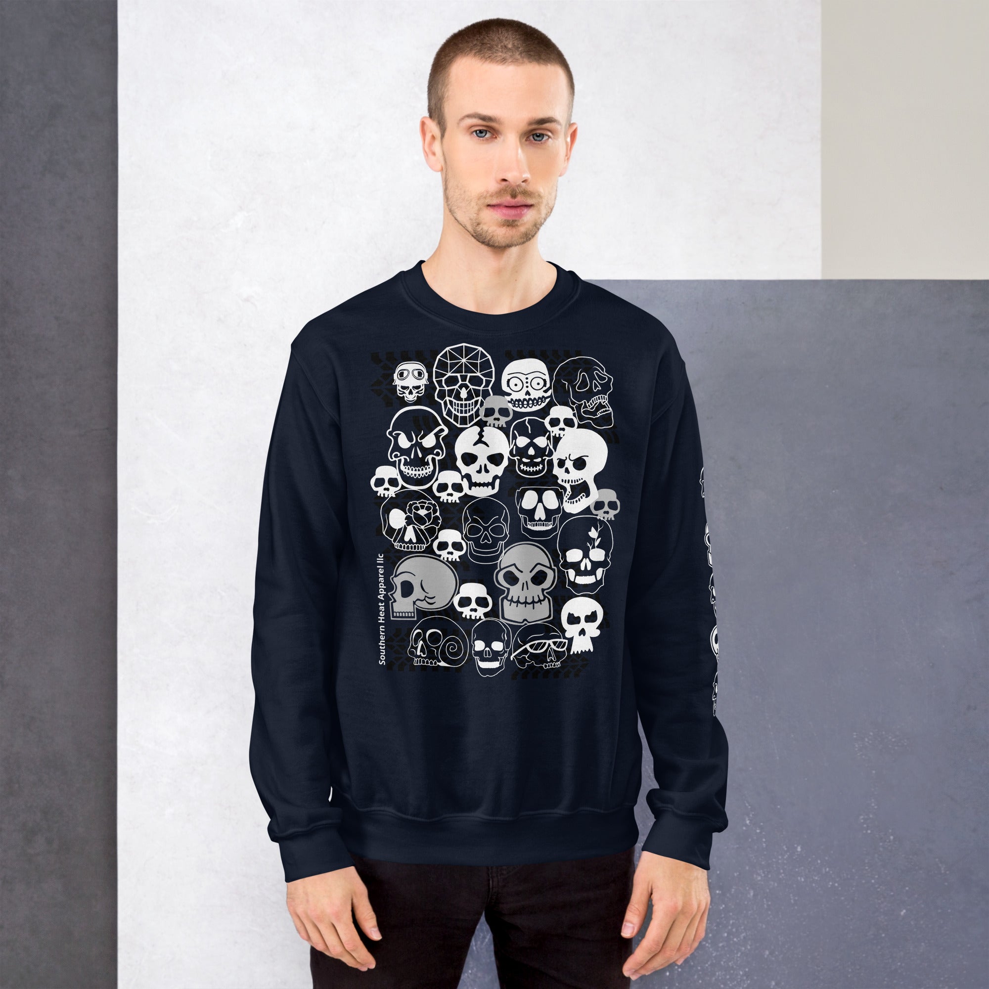 Skull Cluster-Unisex Sweatshirt