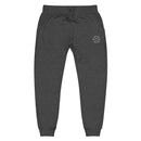 Embroidered Soccer ball-Unisex fleece sweatpants