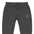 Embroidered Soccer ball-Unisex fleece sweatpants