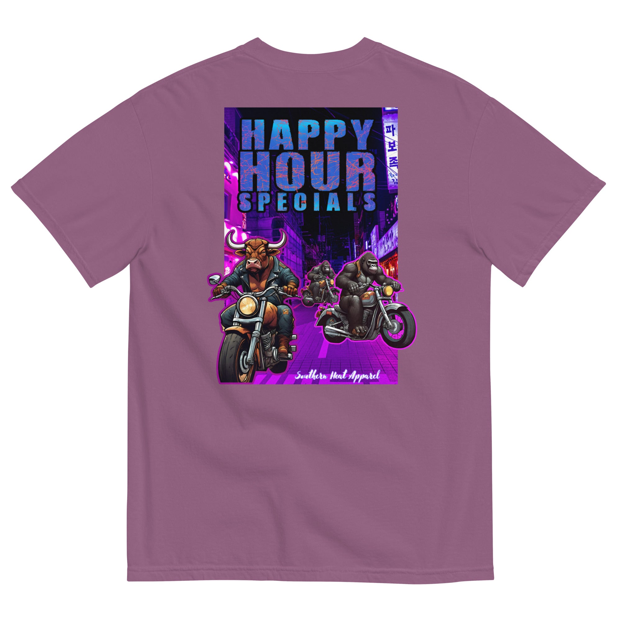 Happy Hour Specials- Mens garment-dyed heavyweight t-shirt