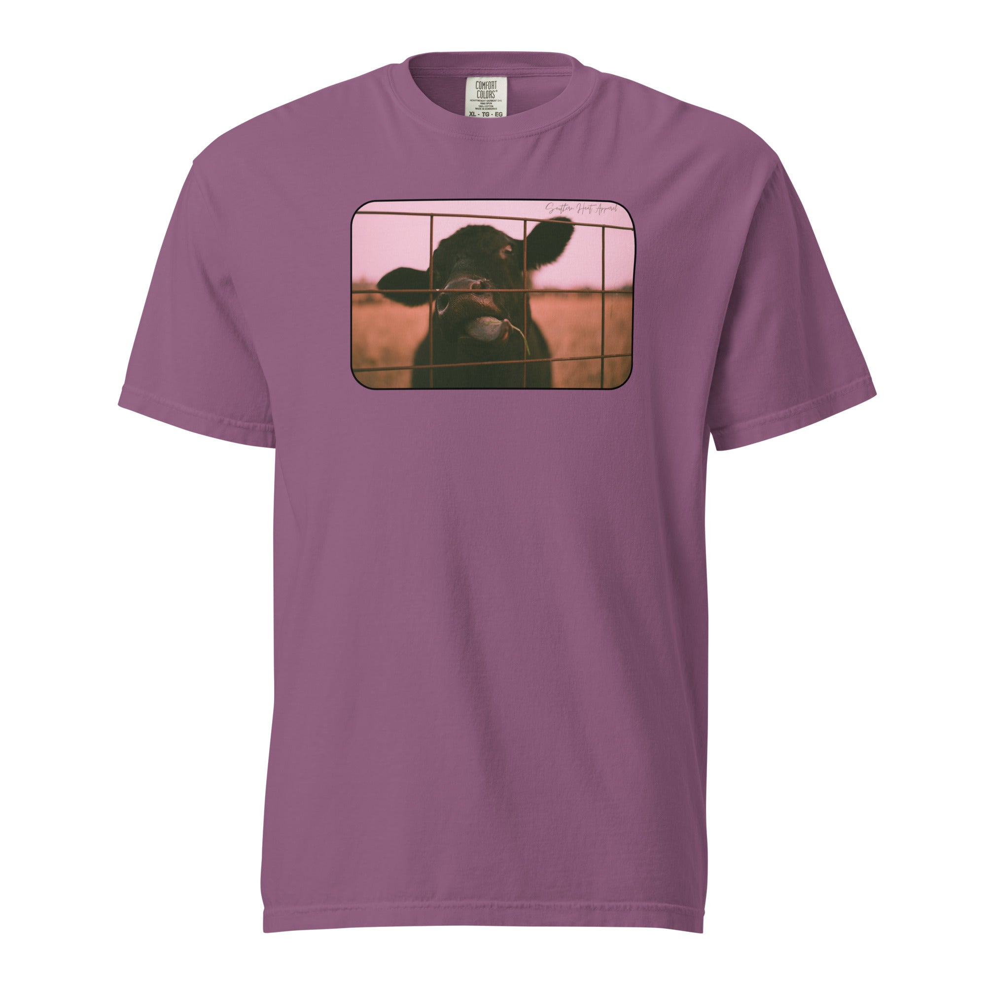 Cow's gotta eat- Mens garment-dyed heavyweight t-shirt