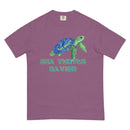 Sea.turtle.savior-Mens garment-dyed heavyweight t-shirt