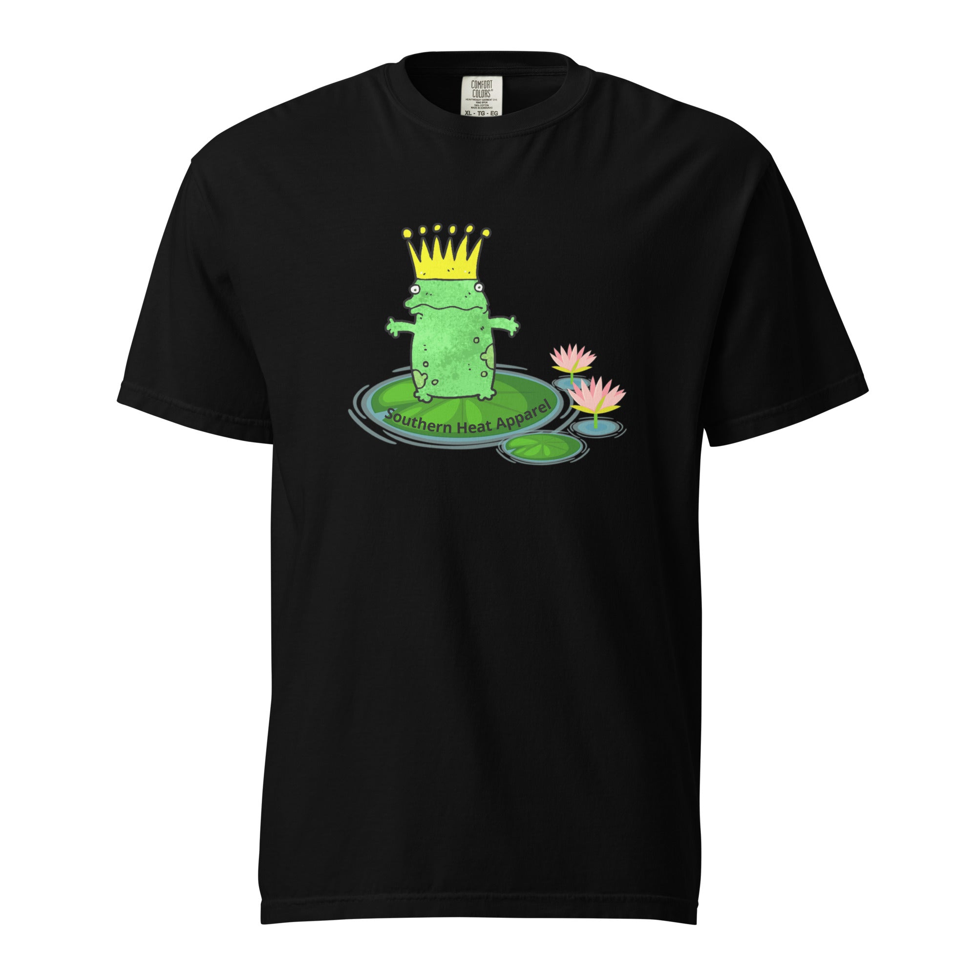 frog prince-Mens garment-dyed heavyweight t-shirt
