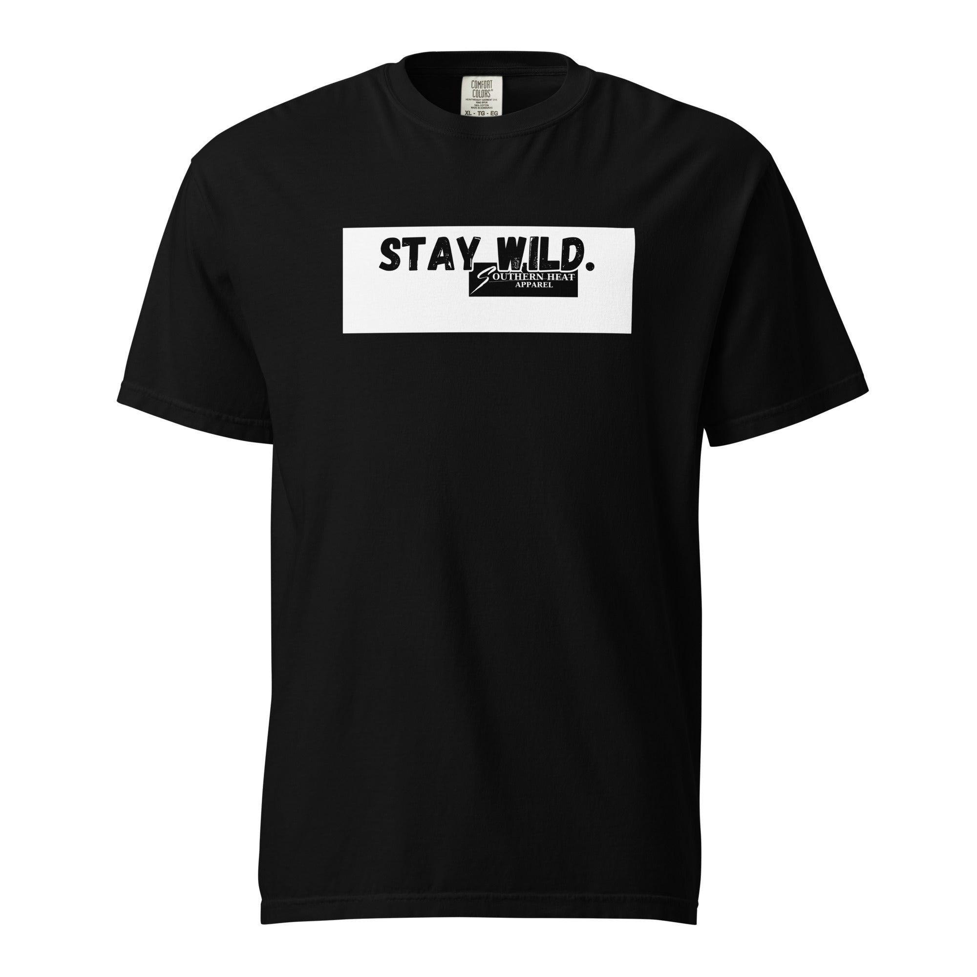 Stay wild- garment-dyed heavyweight t-shirt
