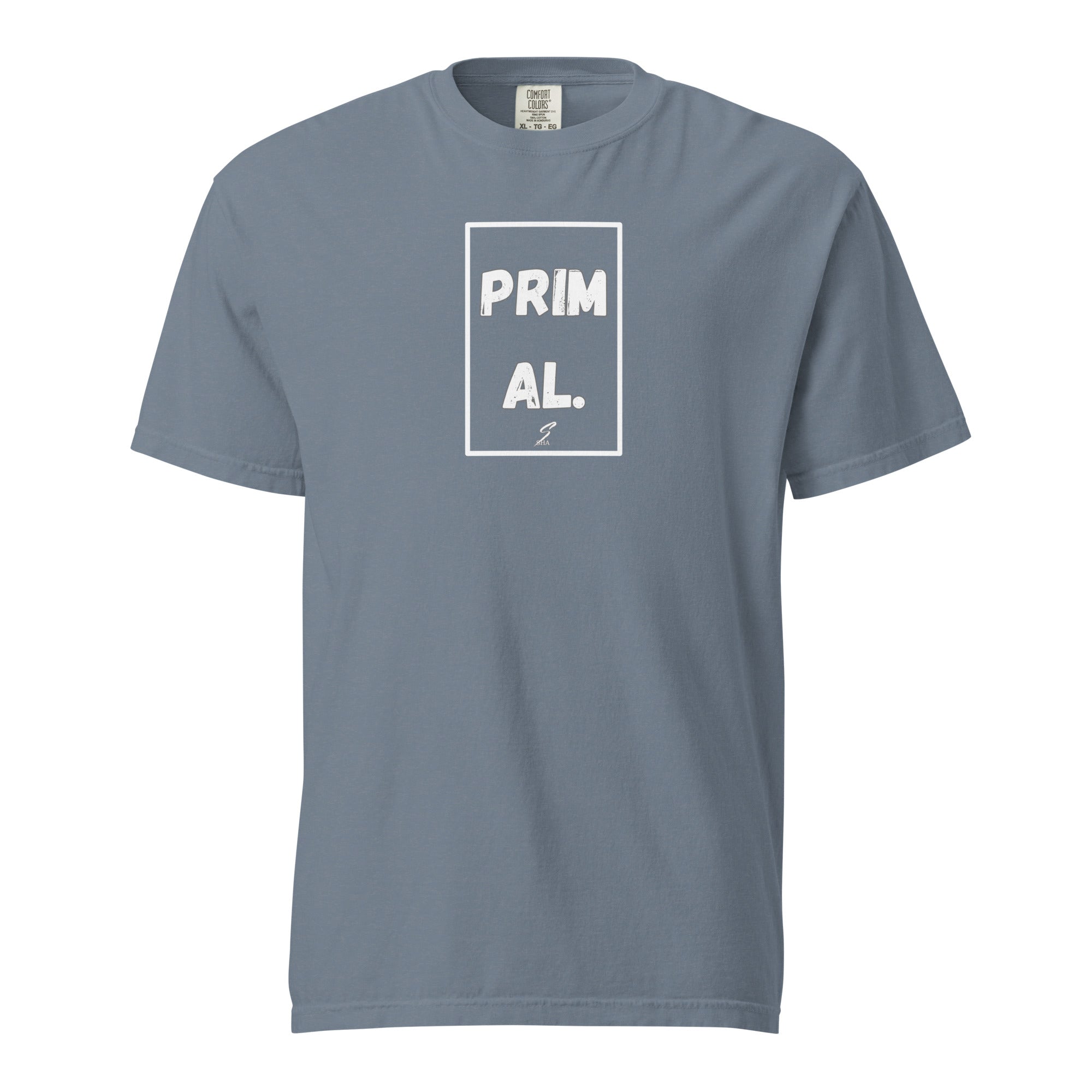 primal- mens garment-dyed heavyweight t-shirt