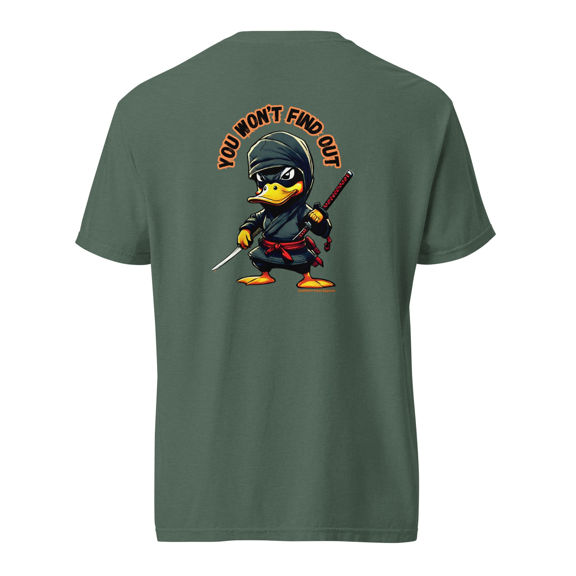 Don't duck around-Mens garment-dyed heavyweight t-shirt