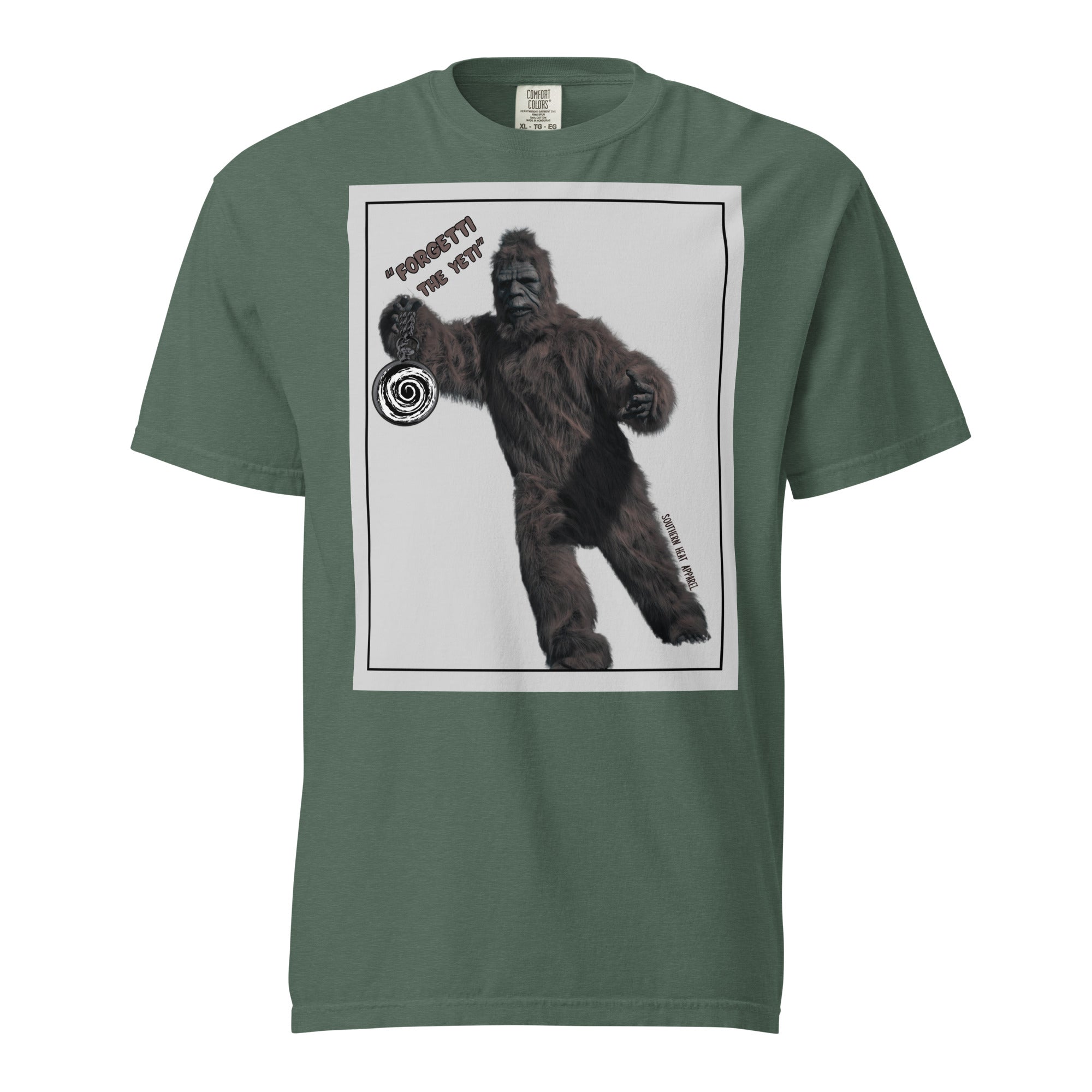 forgetti the yeti-mens garment-dyed heavyweight t-shirt