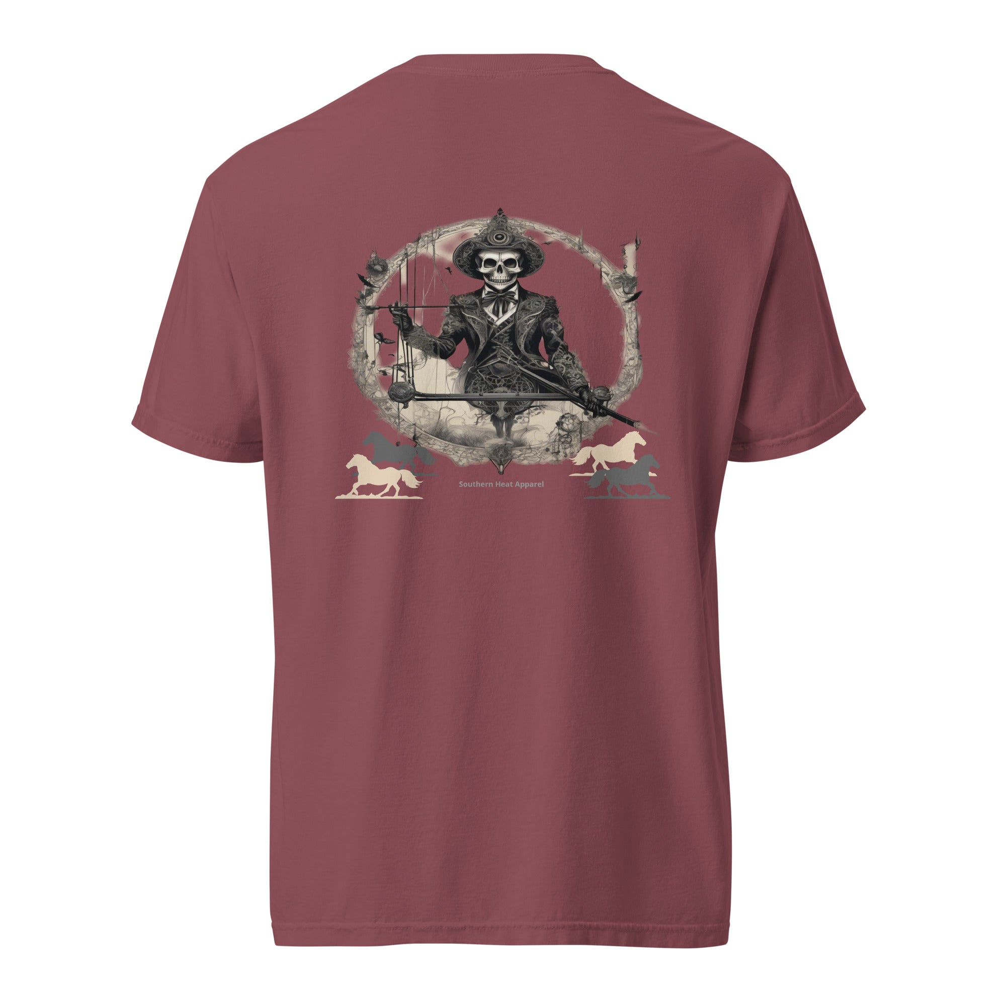 Antique Skeleton-Mens garment-dyed heavyweight t-shirt