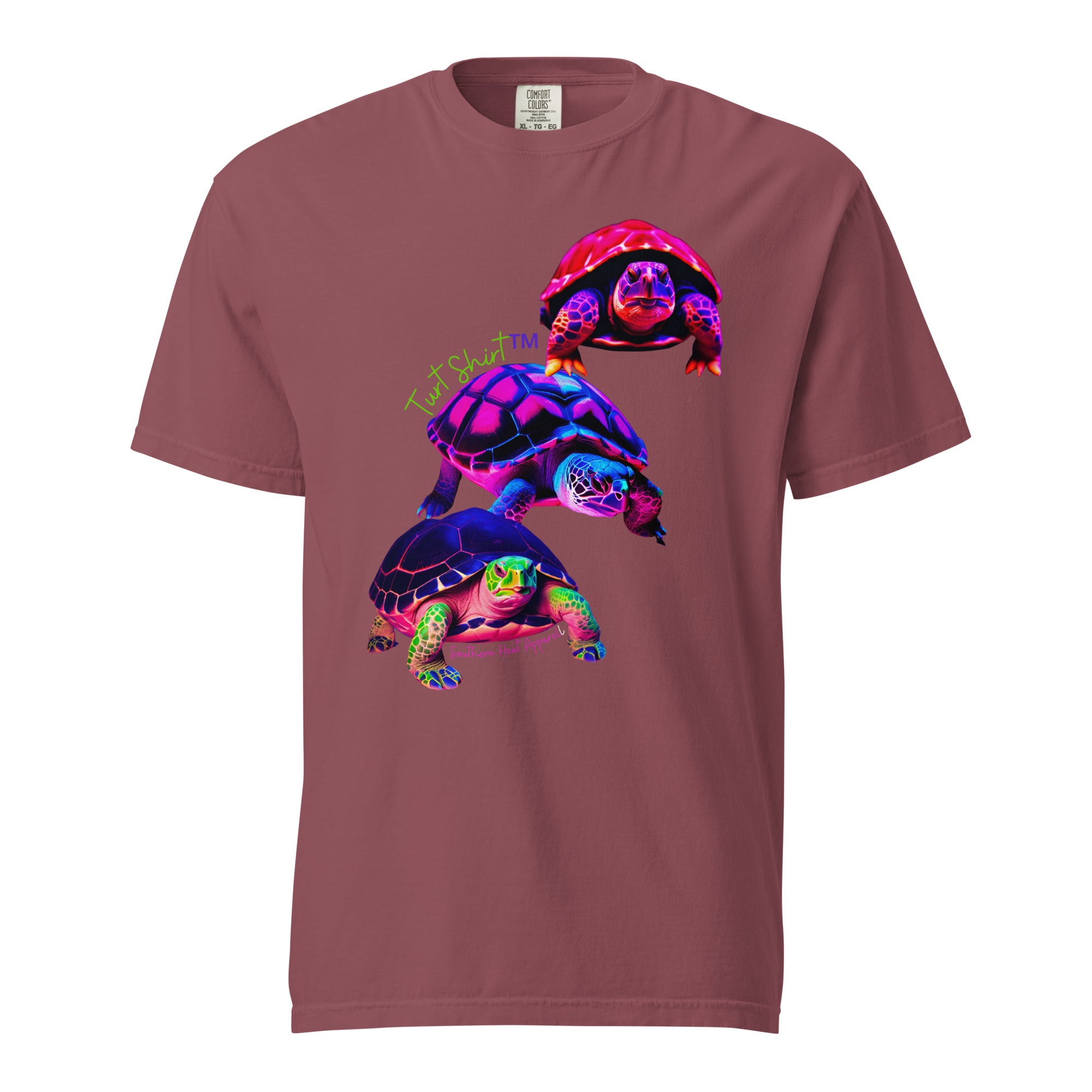 Neon.turty-Mens garment-dyed heavyweight t-shirt