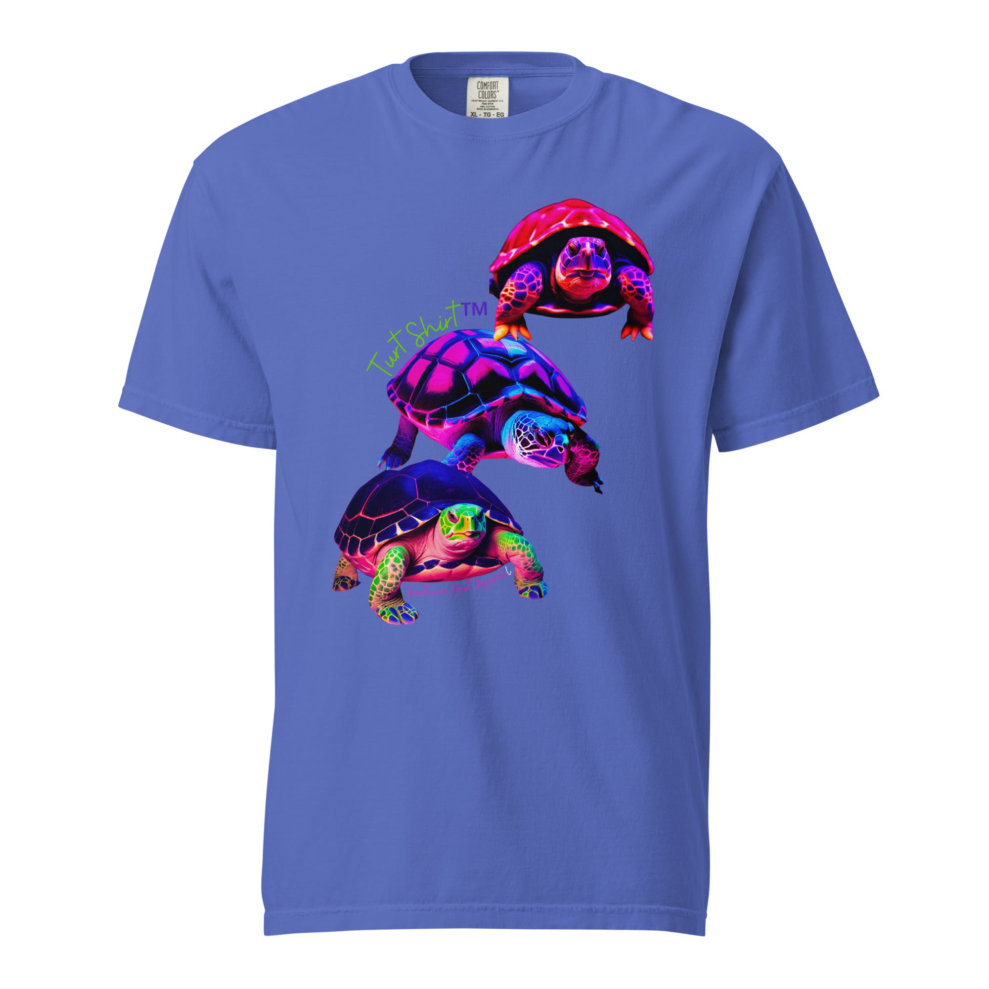 Neon.turty-Mens garment-dyed heavyweight t-shirt