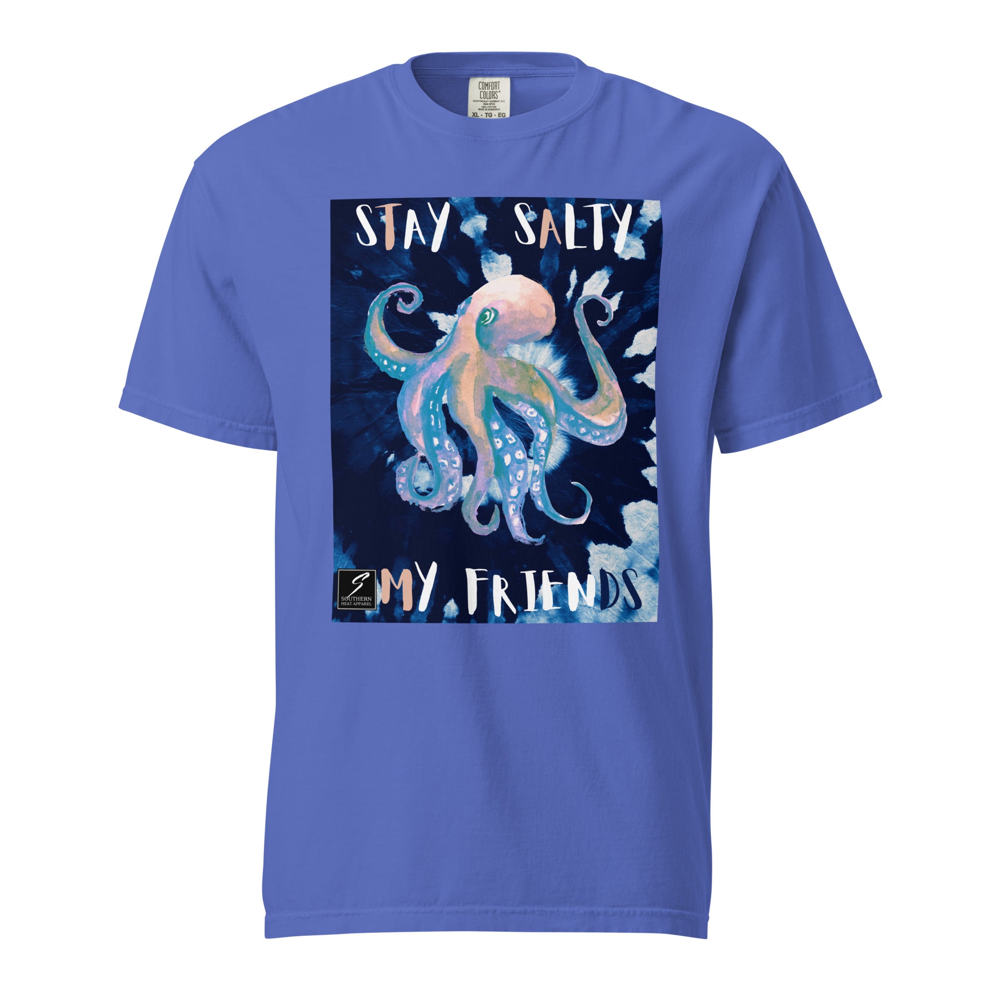 Stay salty-Men's garment-dyed heavyweight t-shirt
