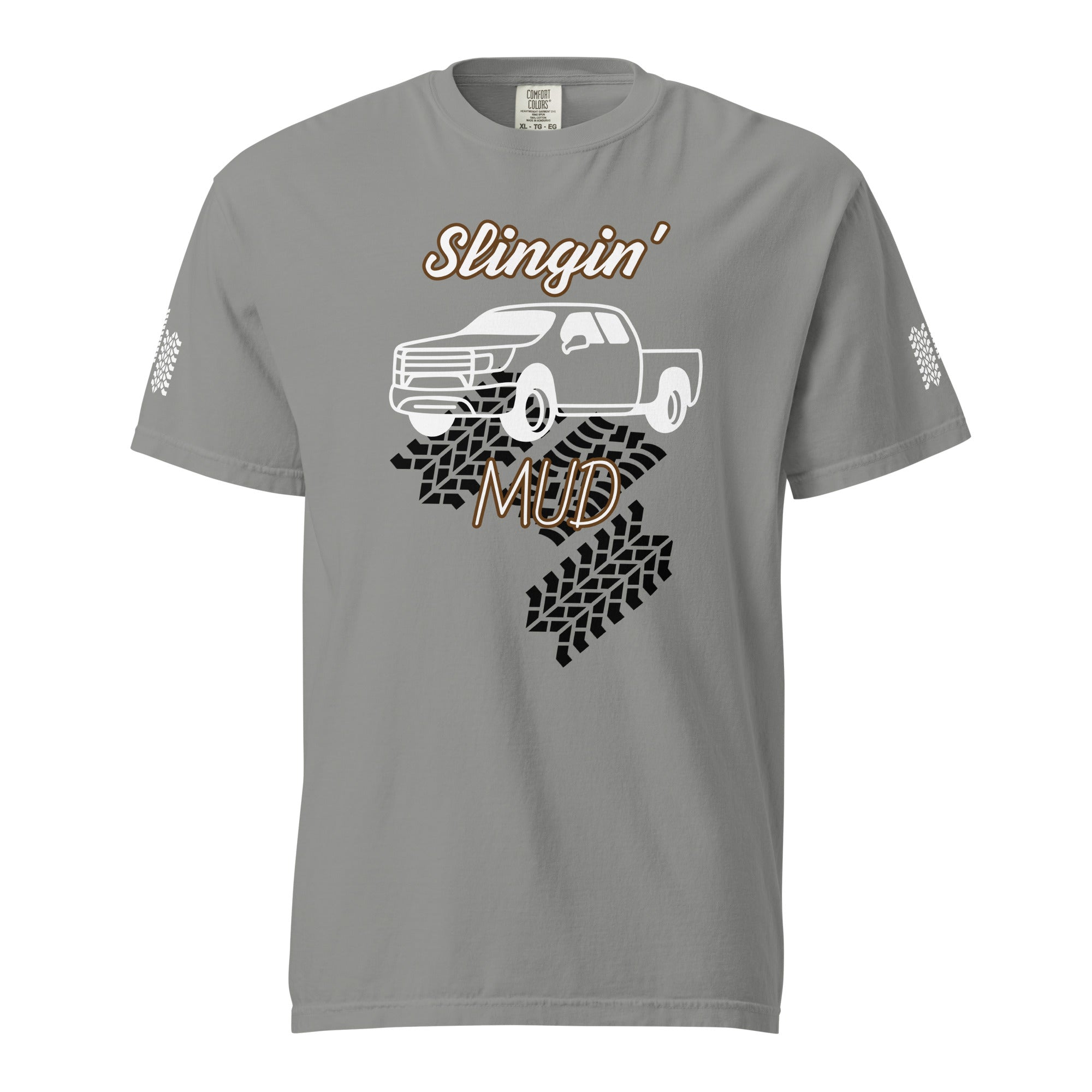 Slingin' Mud- Men's garment-dyed heavyweight t-shirt