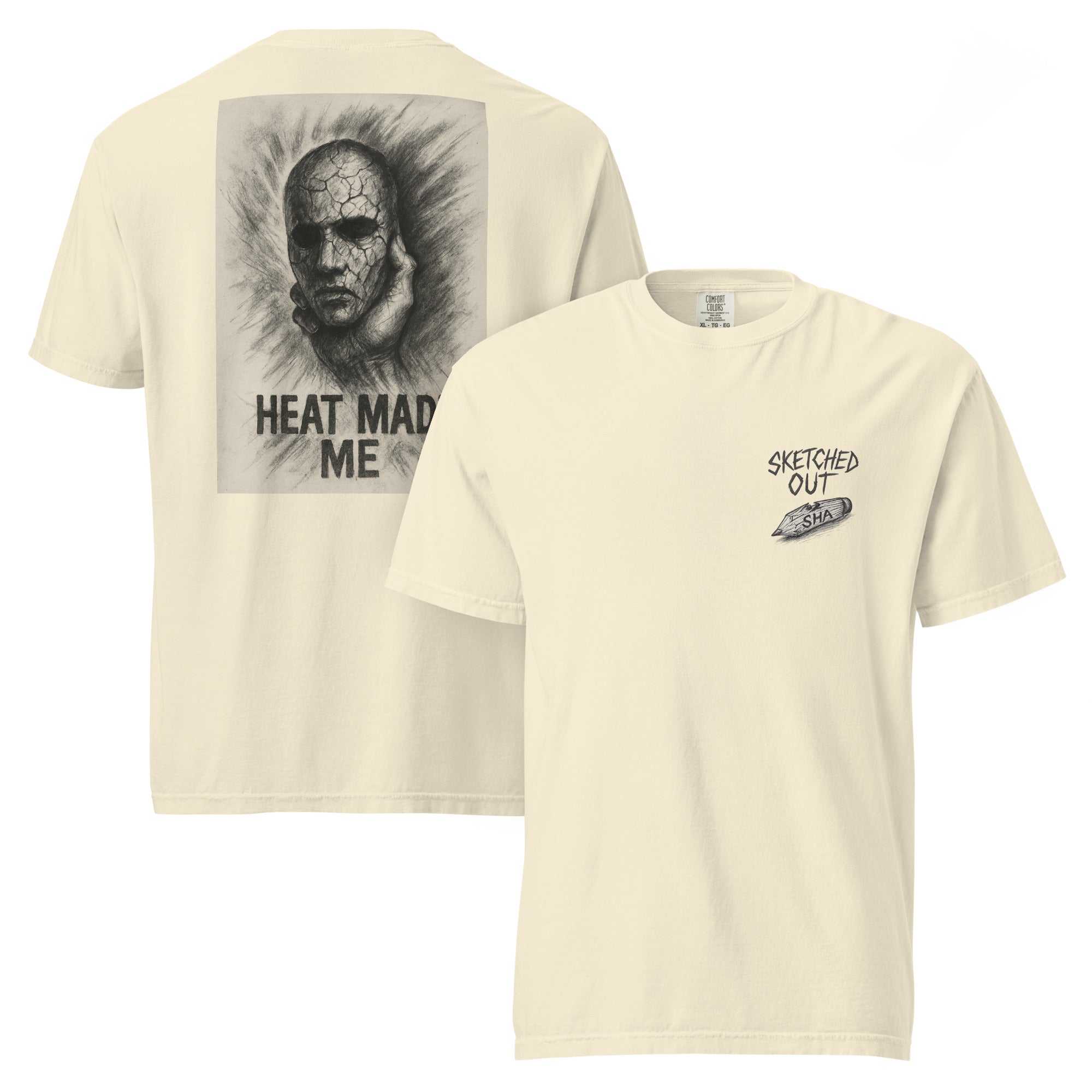 sketch tee, heat made me