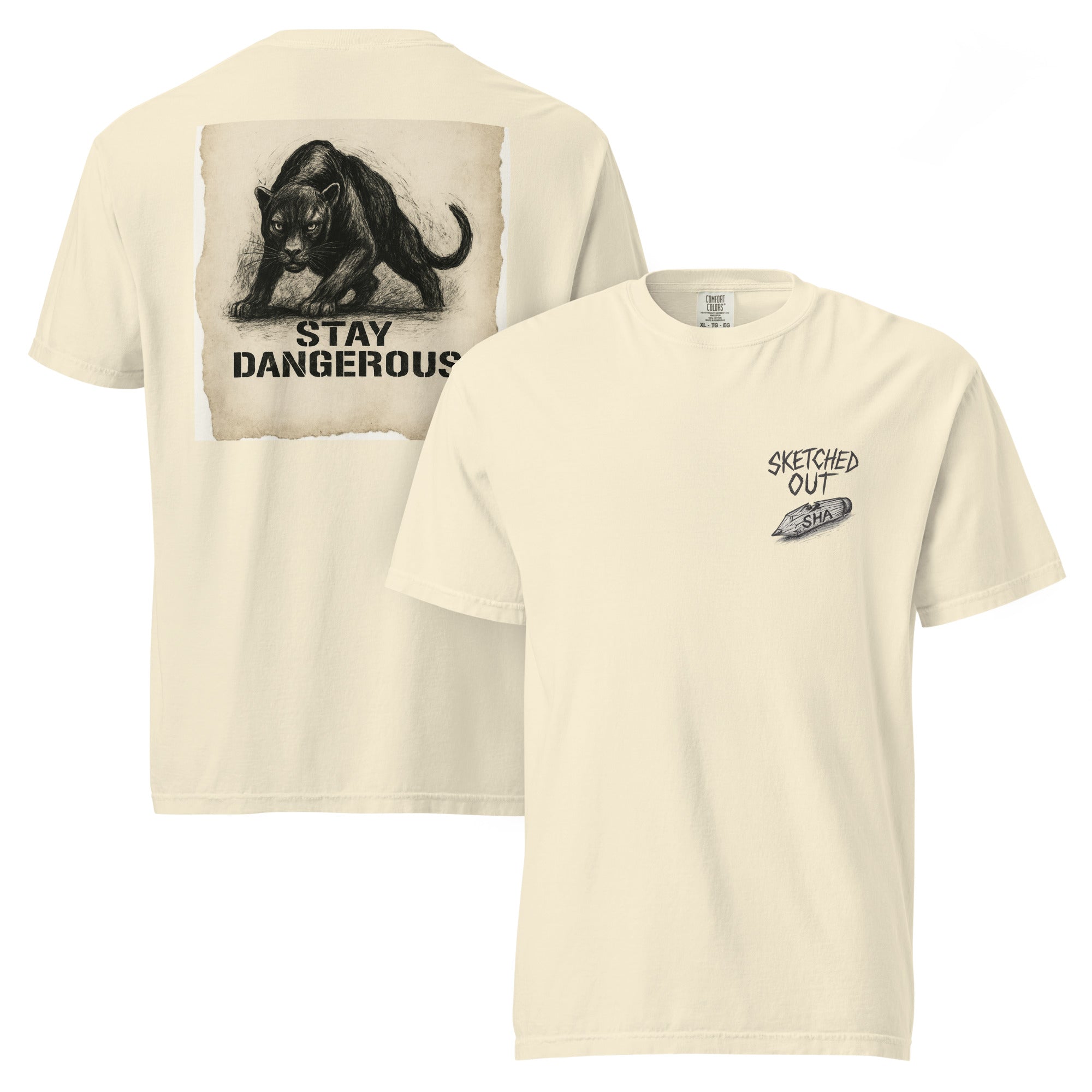 sketch tee, danger