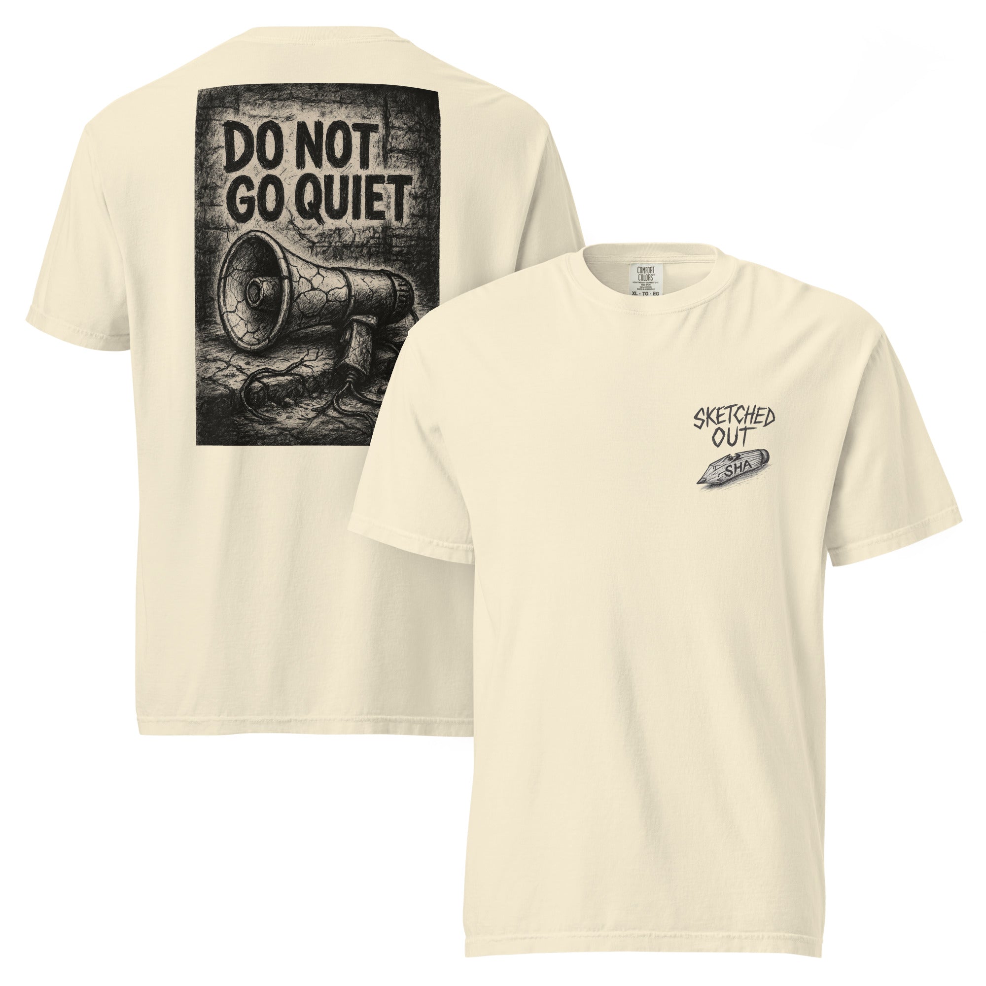 sketch tee, stay loud