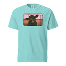 Cow's gotta eat- Mens garment-dyed heavyweight t-shirt
