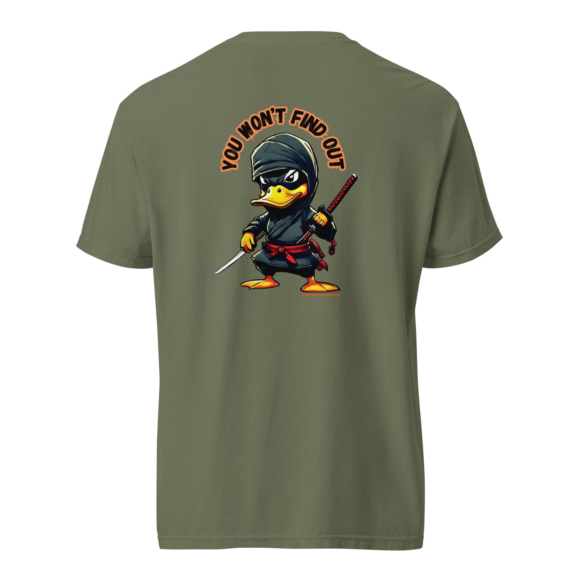 Don't duck around-Mens garment-dyed heavyweight t-shirt