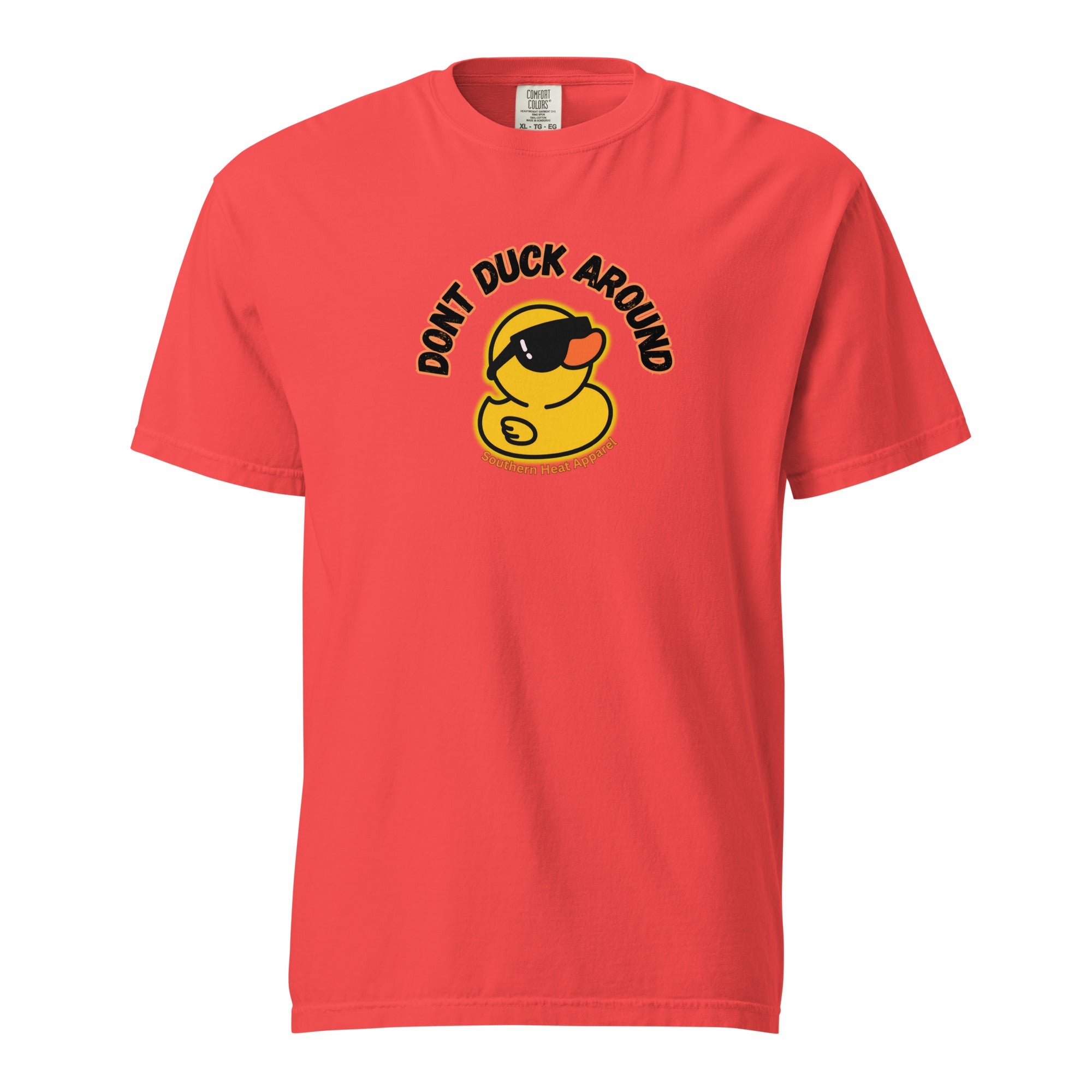 Don't duck around-Mens garment-dyed heavyweight t-shirt