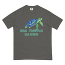 Sea.turtle.savior-Mens garment-dyed heavyweight t-shirt