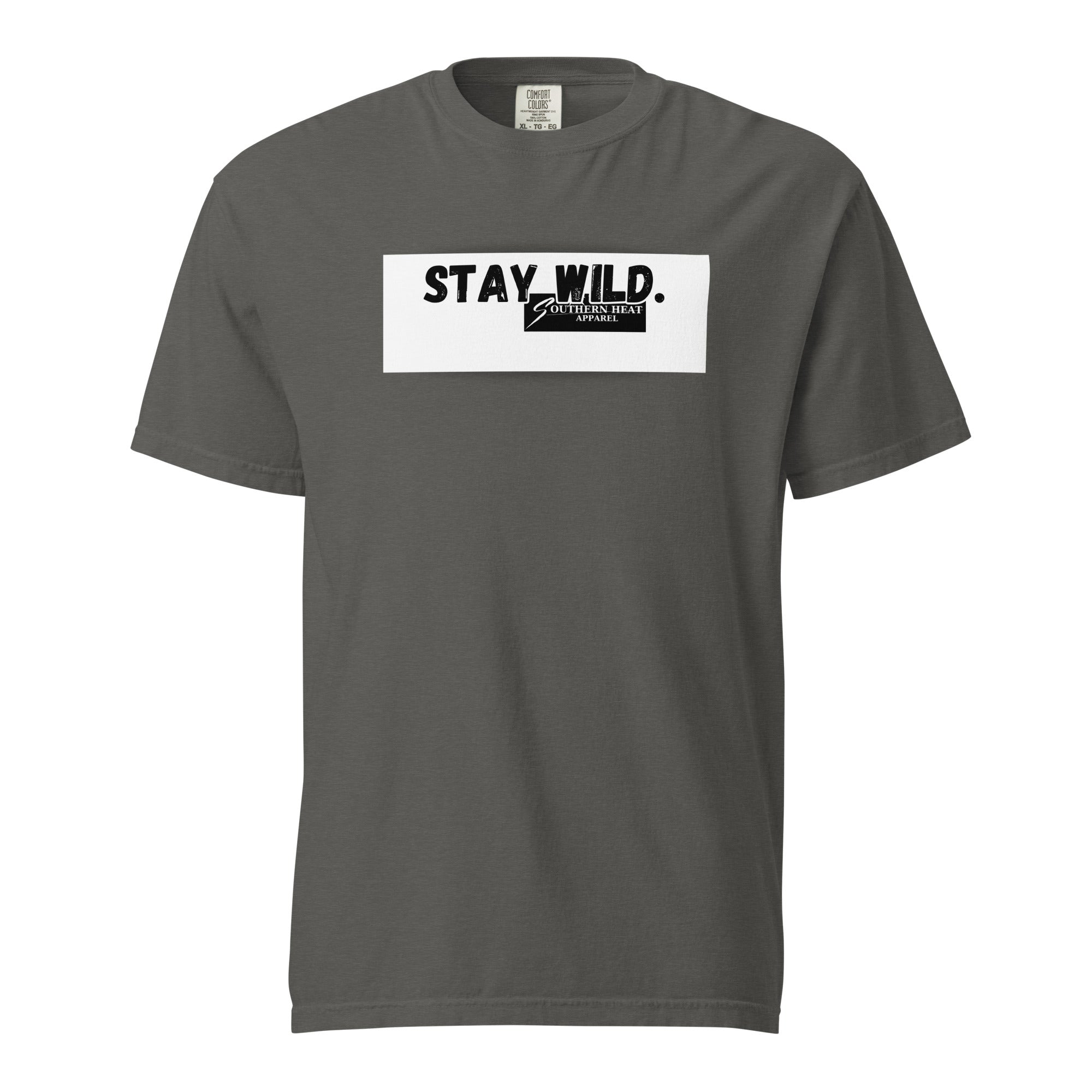 Stay wild- garment-dyed heavyweight t-shirt