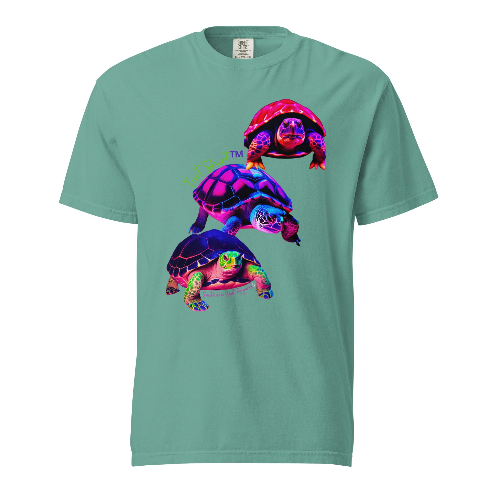 Neon.turty-Mens garment-dyed heavyweight t-shirt