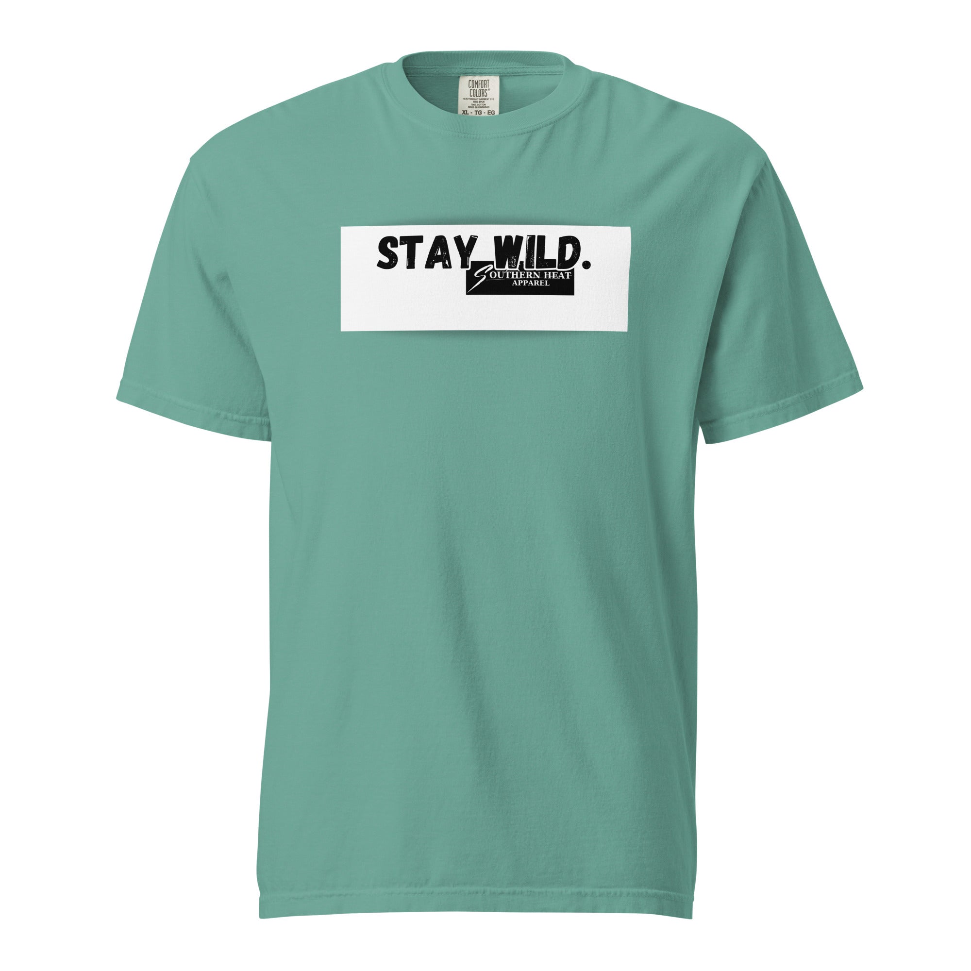 Stay wild- garment-dyed heavyweight t-shirt