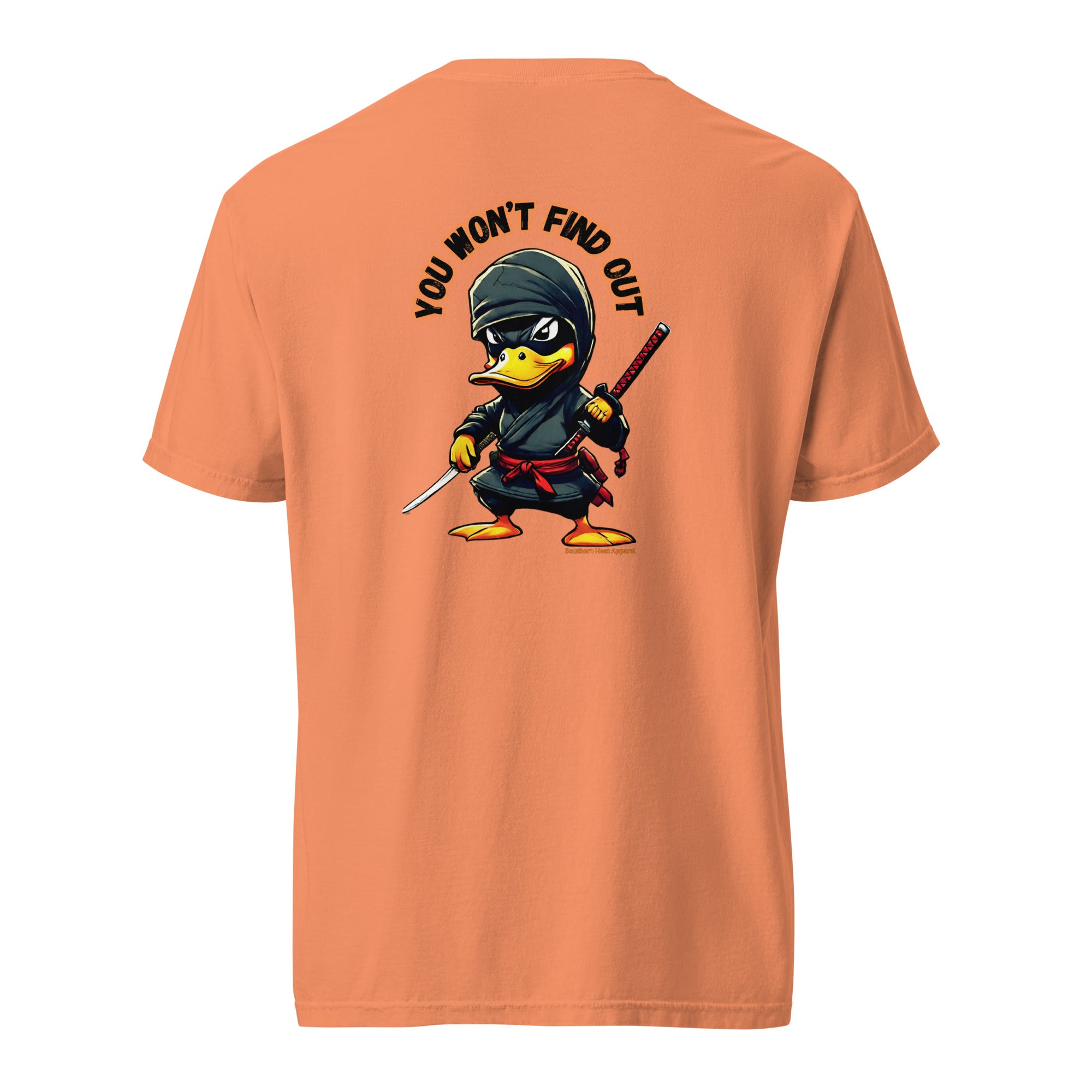 Don't duck around-Mens garment-dyed heavyweight t-shirt