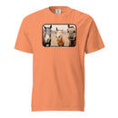 Horsing around- Mens garment-dyed heavyweight t-shirt