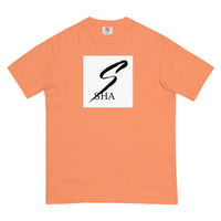 sha infinity logo-mens garment-dyed heavyweight t-shirt