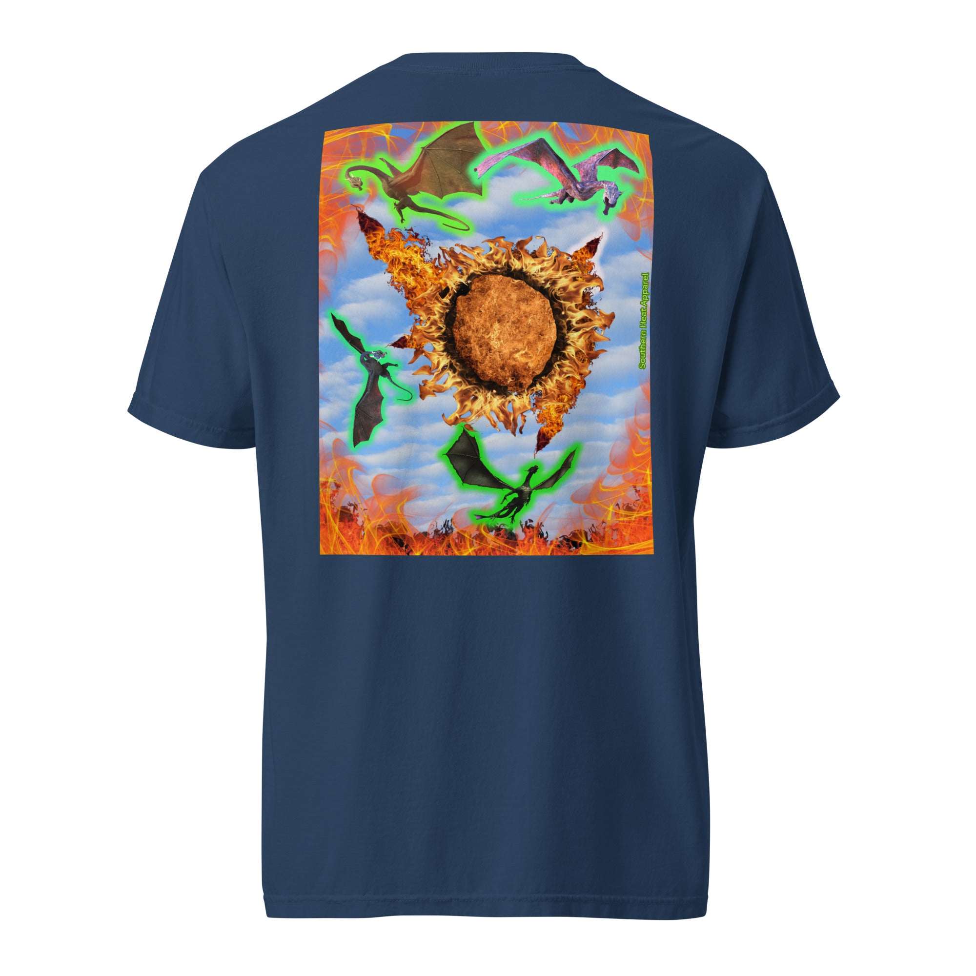 Dragon sky- garment-dyed heavyweight t-shirt