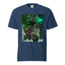 Hell on wheels-Mens garment-dyed heavyweight t-shirt